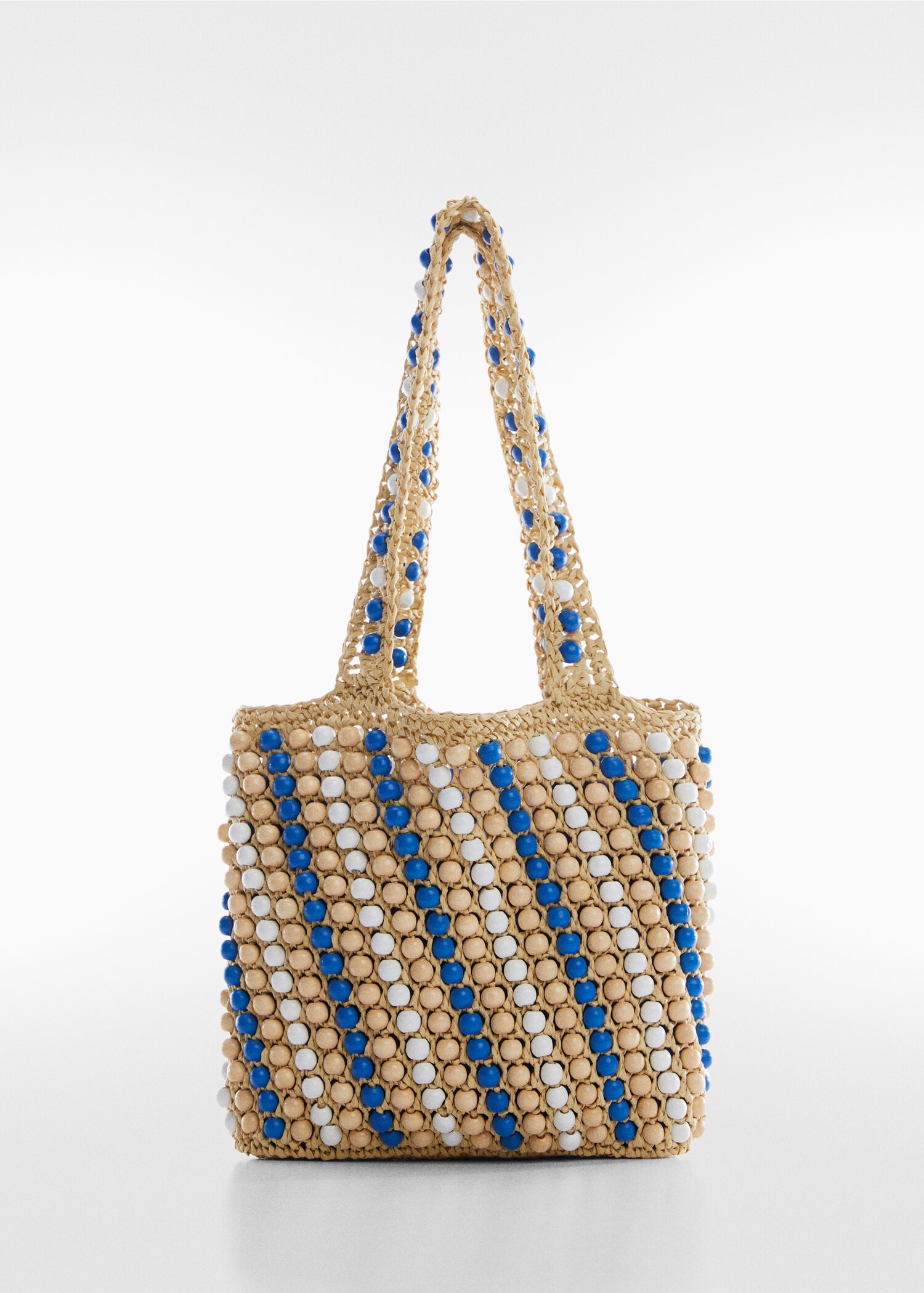 Natural fibre bag with beads - Article without model