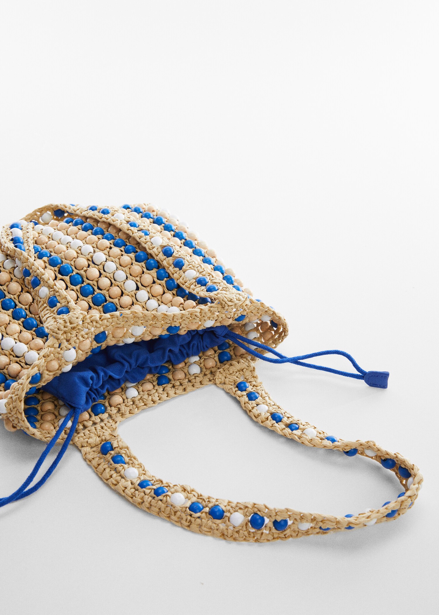 Natural fibre bag with beads - Details of the article 2