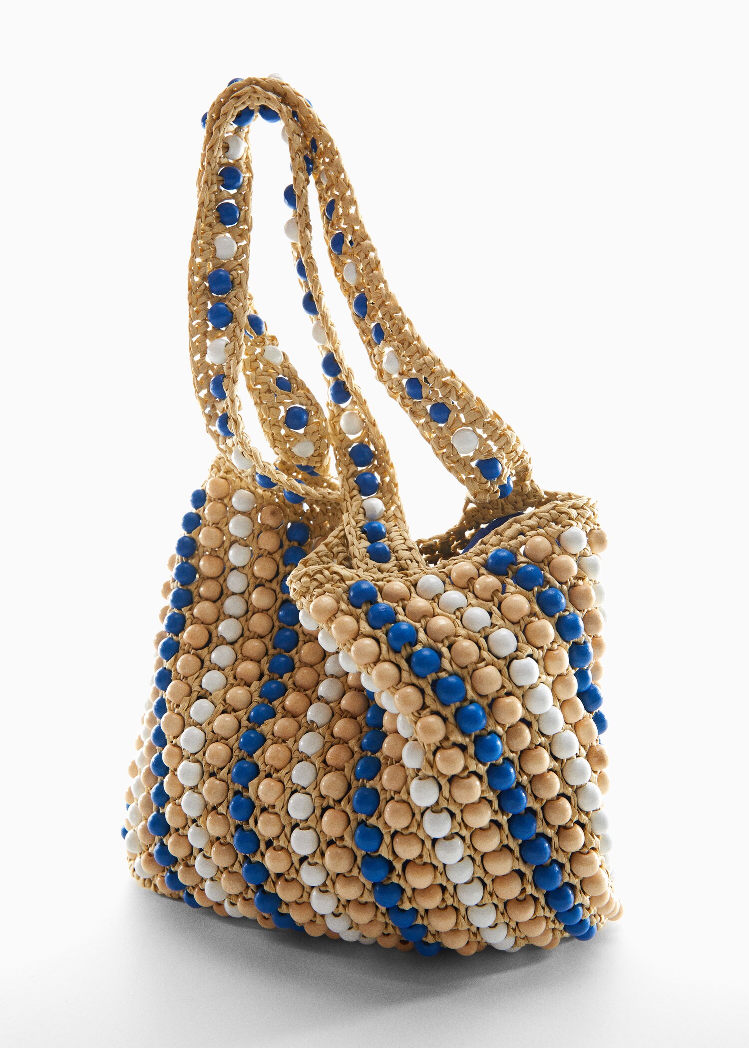 Natural fibre bag with beads - Details of the article 5