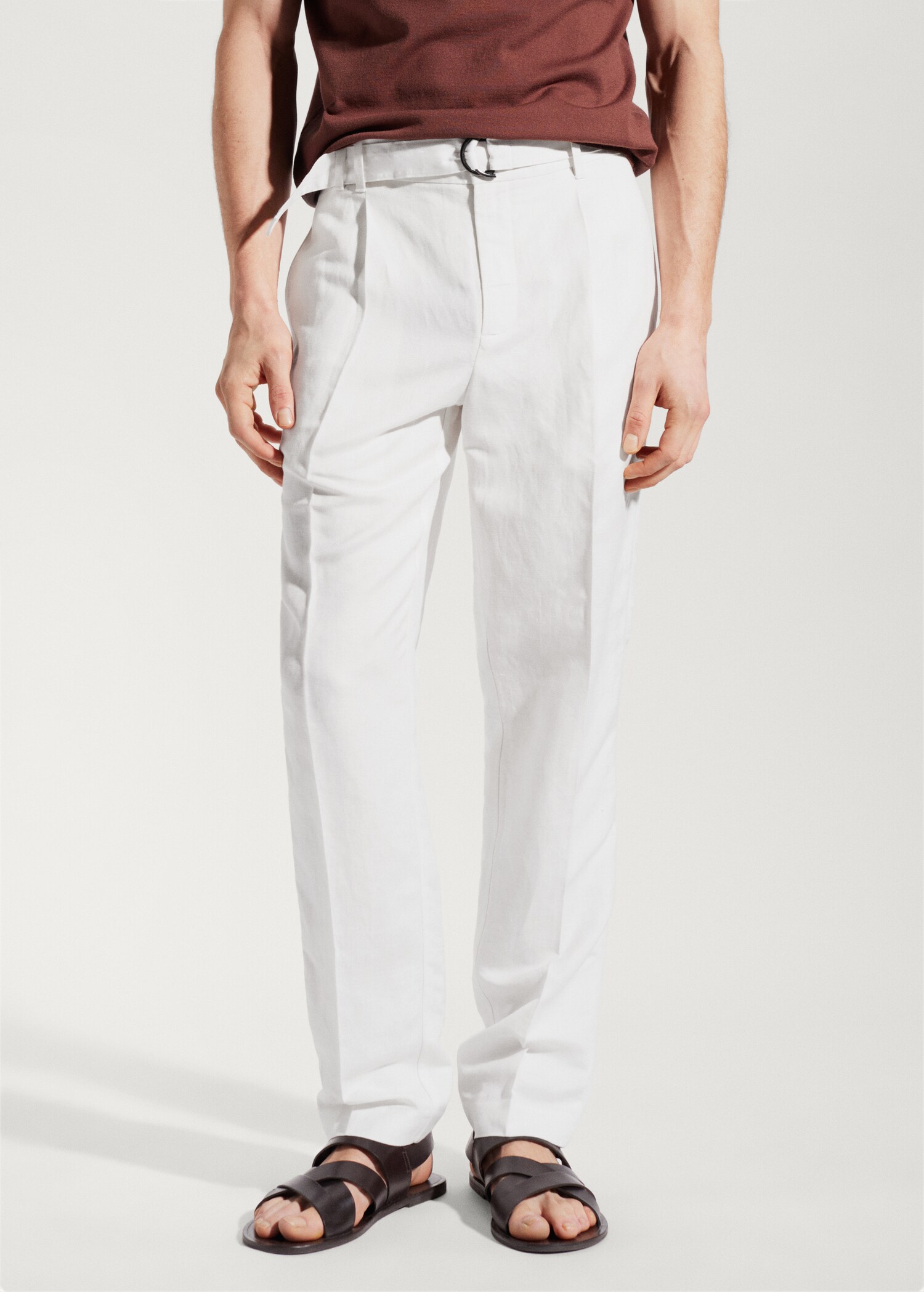 Belt line trousers - Medium plane