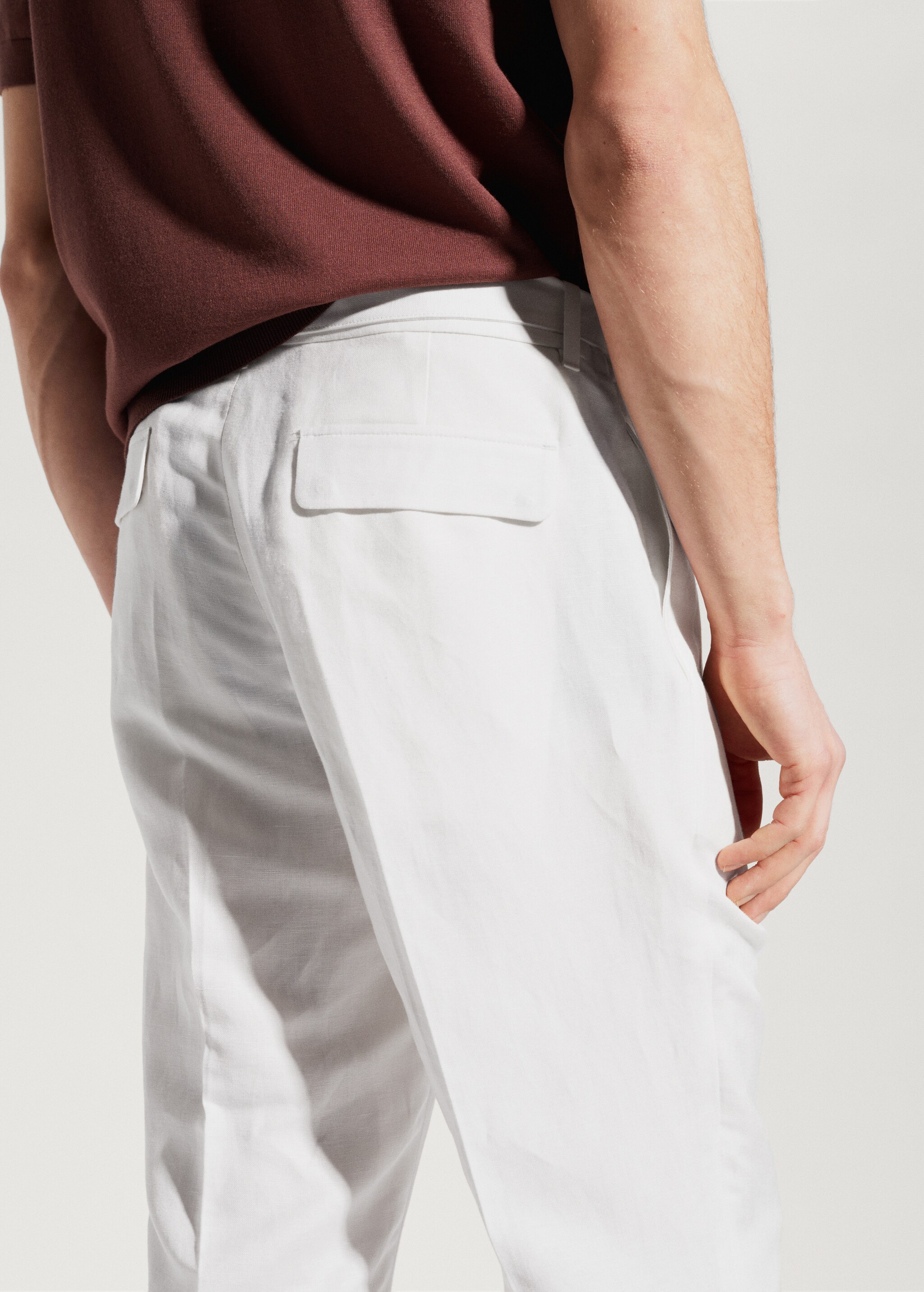 Pantalon lin ceinture - Détail de l'article 2