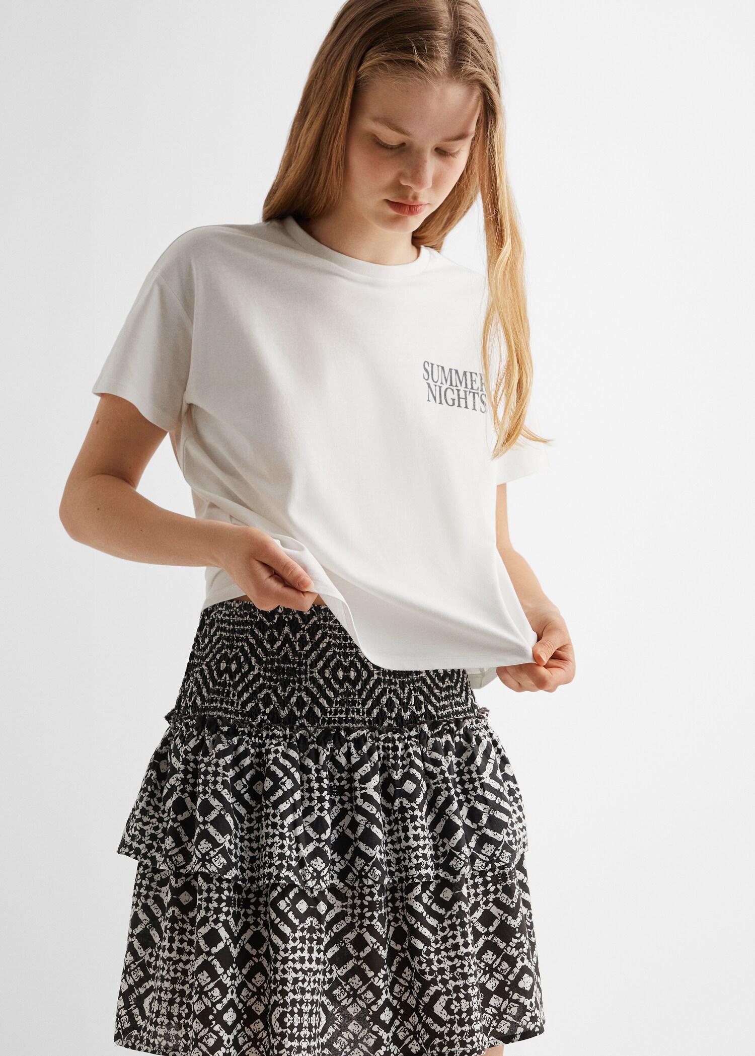 Oversized message t-shirt - Medium plane