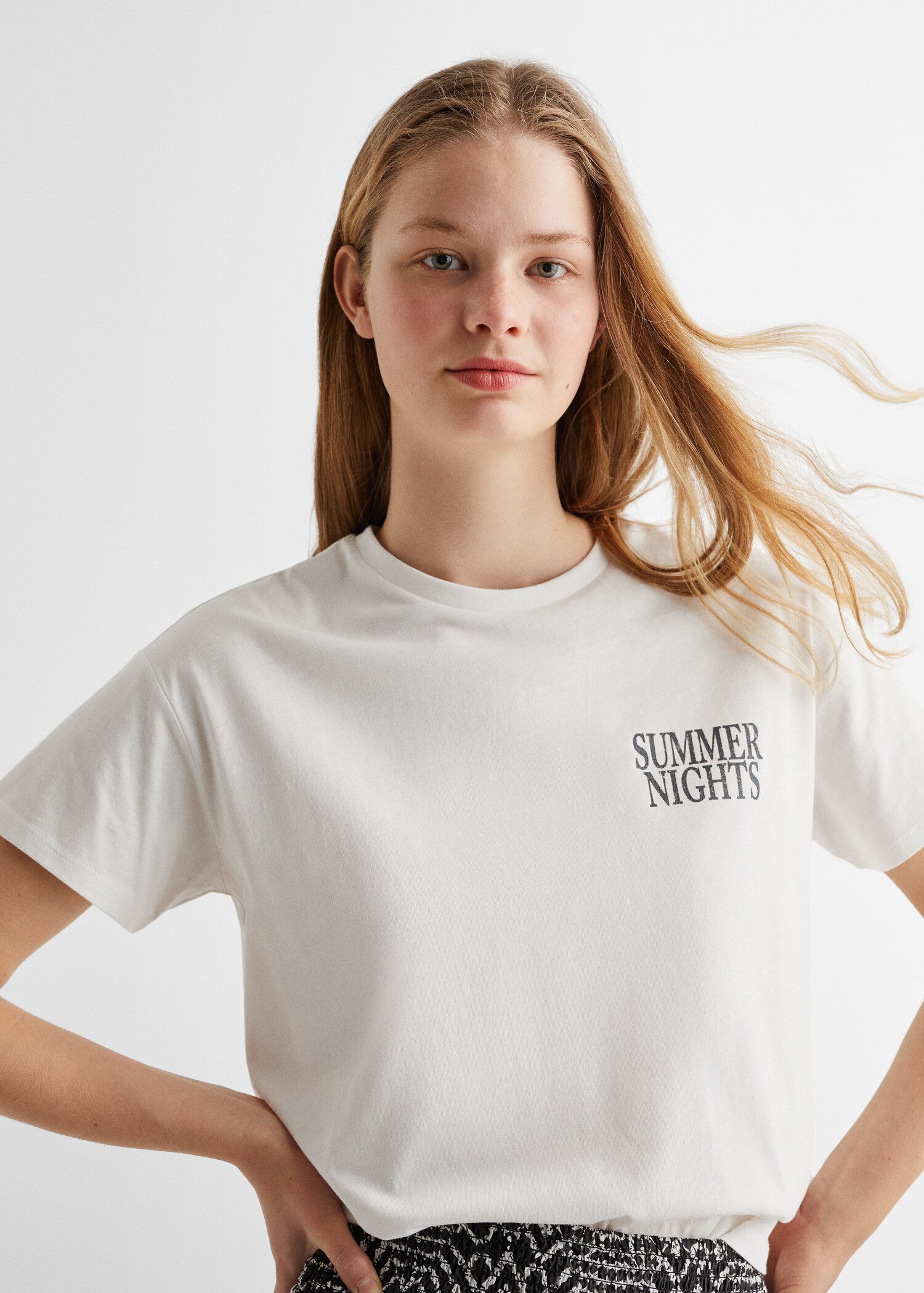 Oversized message t-shirt - Details of the article 1