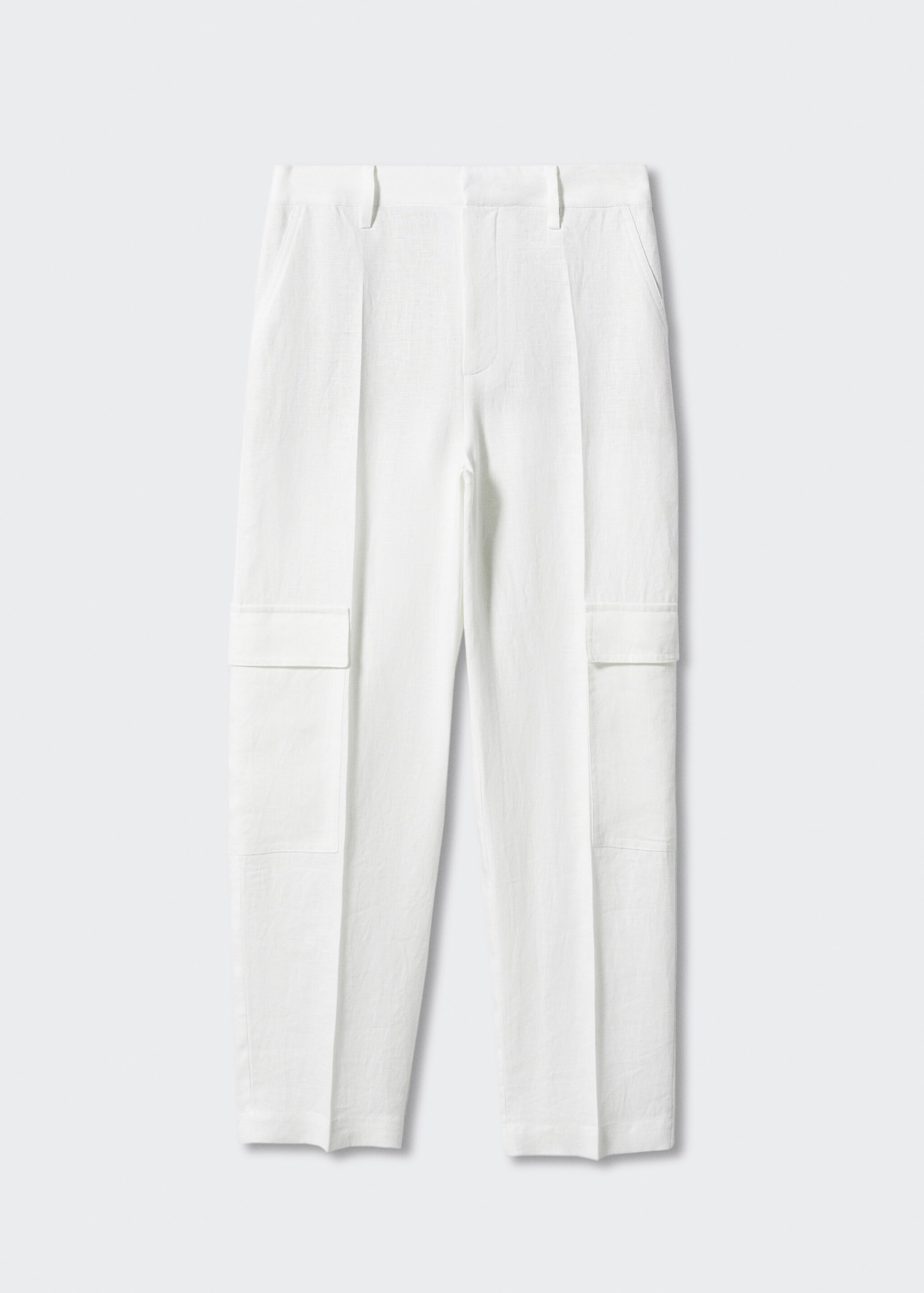 Pantalón lino estilo cargo - Artículo sin modelo