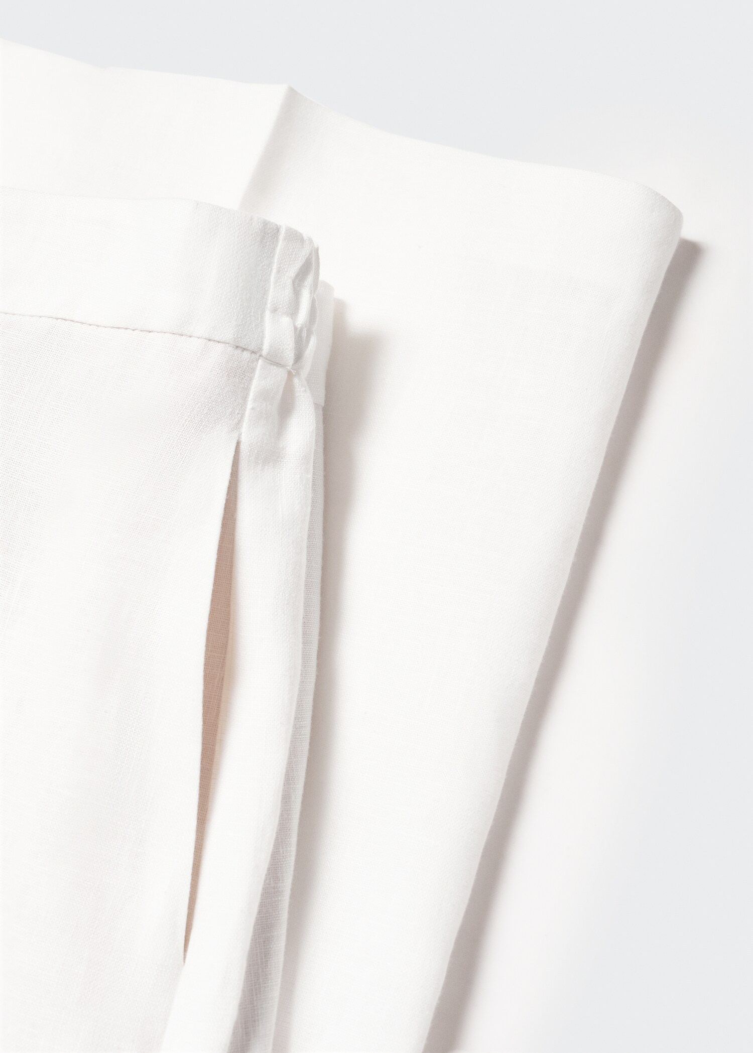 100% linen culotte pants - Details of the article 8