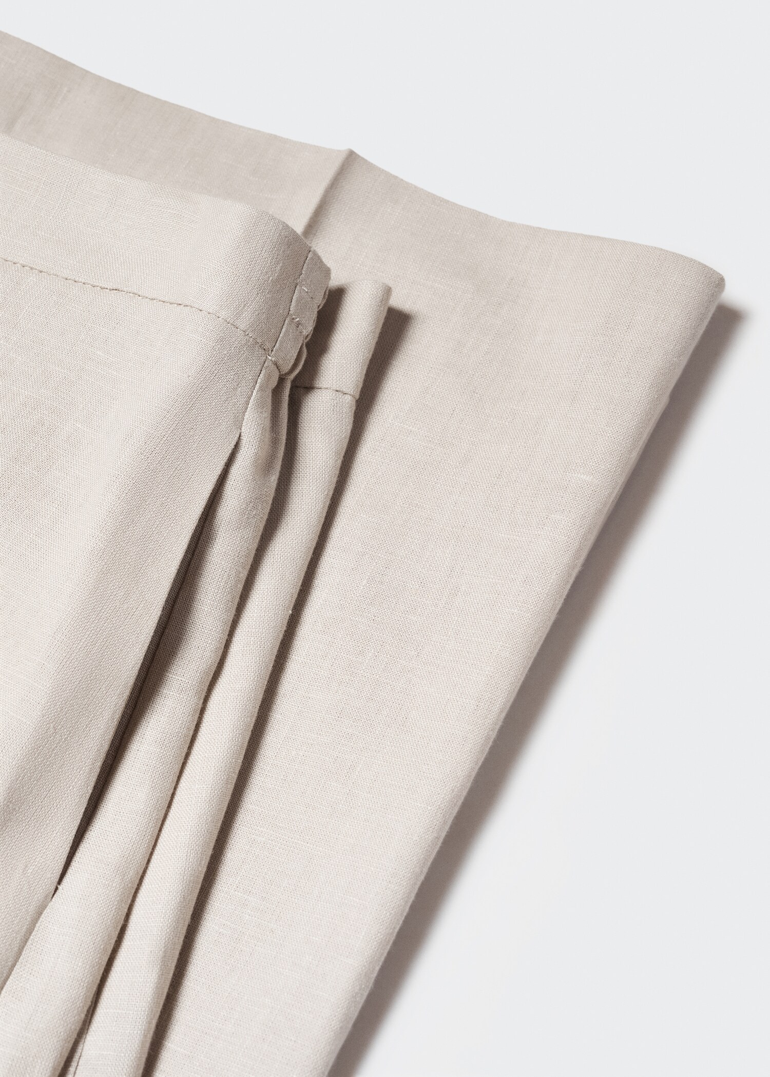 100% linen culotte pants - Details of the article 8