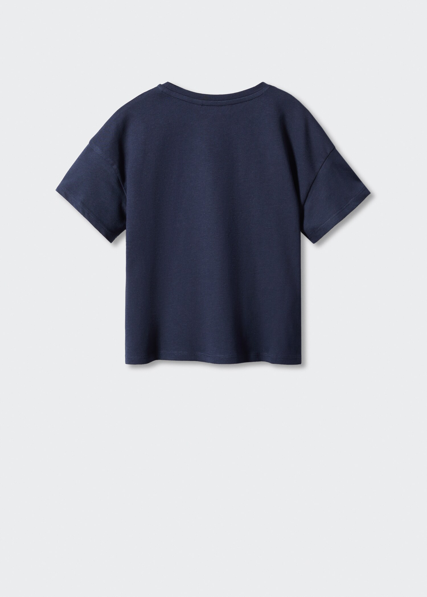 Printed cotton-blend T-shirt - Reverse of the article