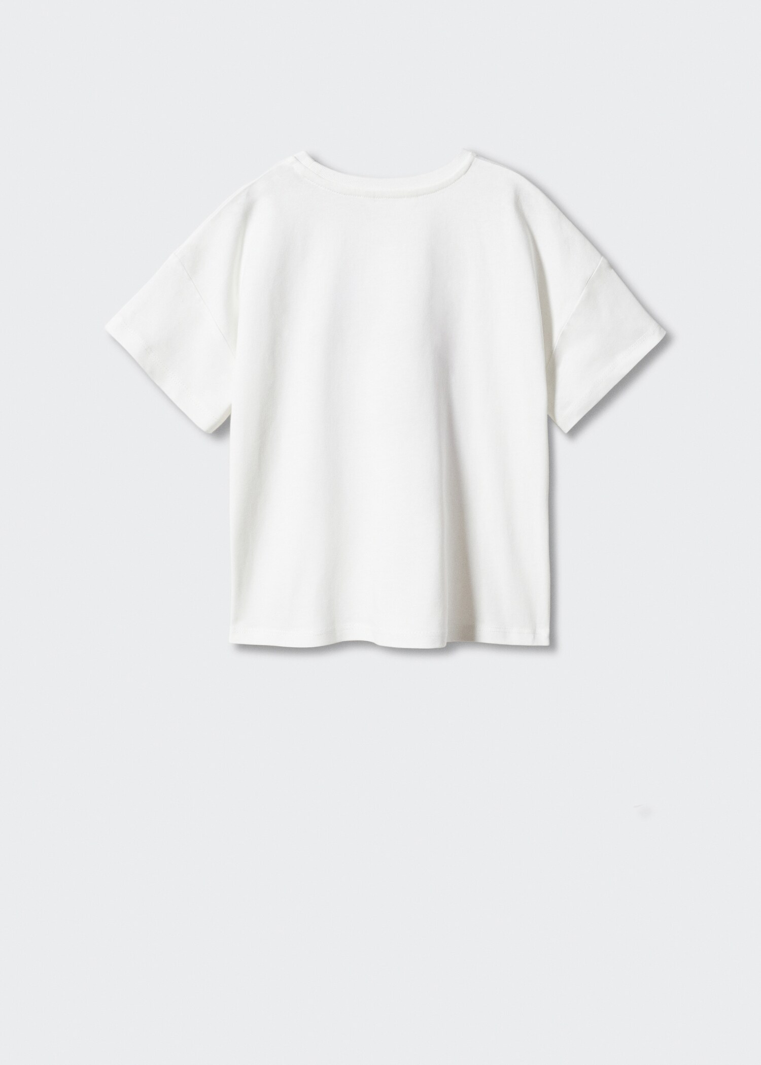 Printed cotton-blend T-shirt - Reverse of the article