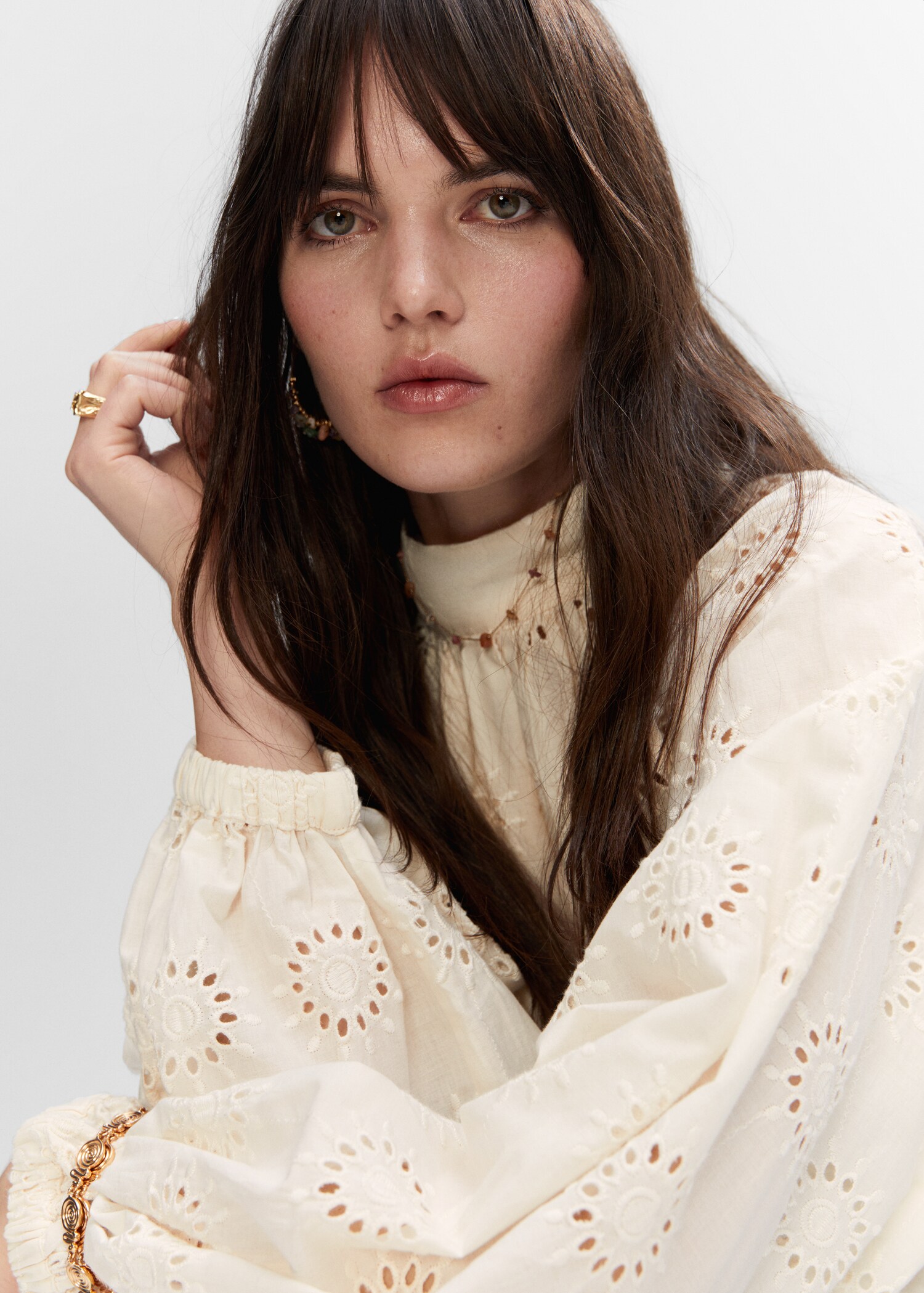 Blusa calada bordada - Detalle del artículo 1