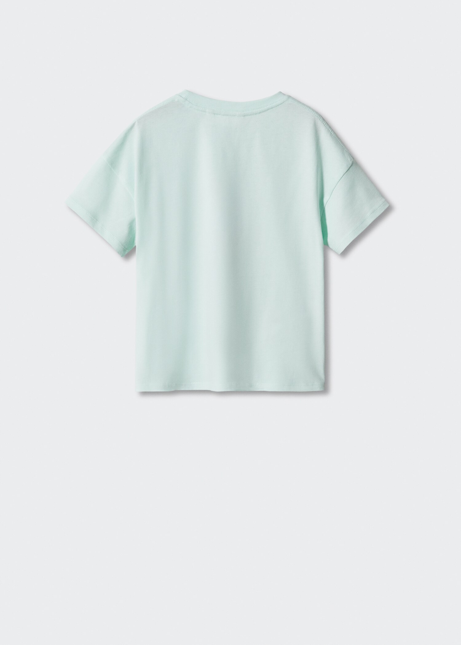 T-shirt en coton à dessin - Verso de l’article
