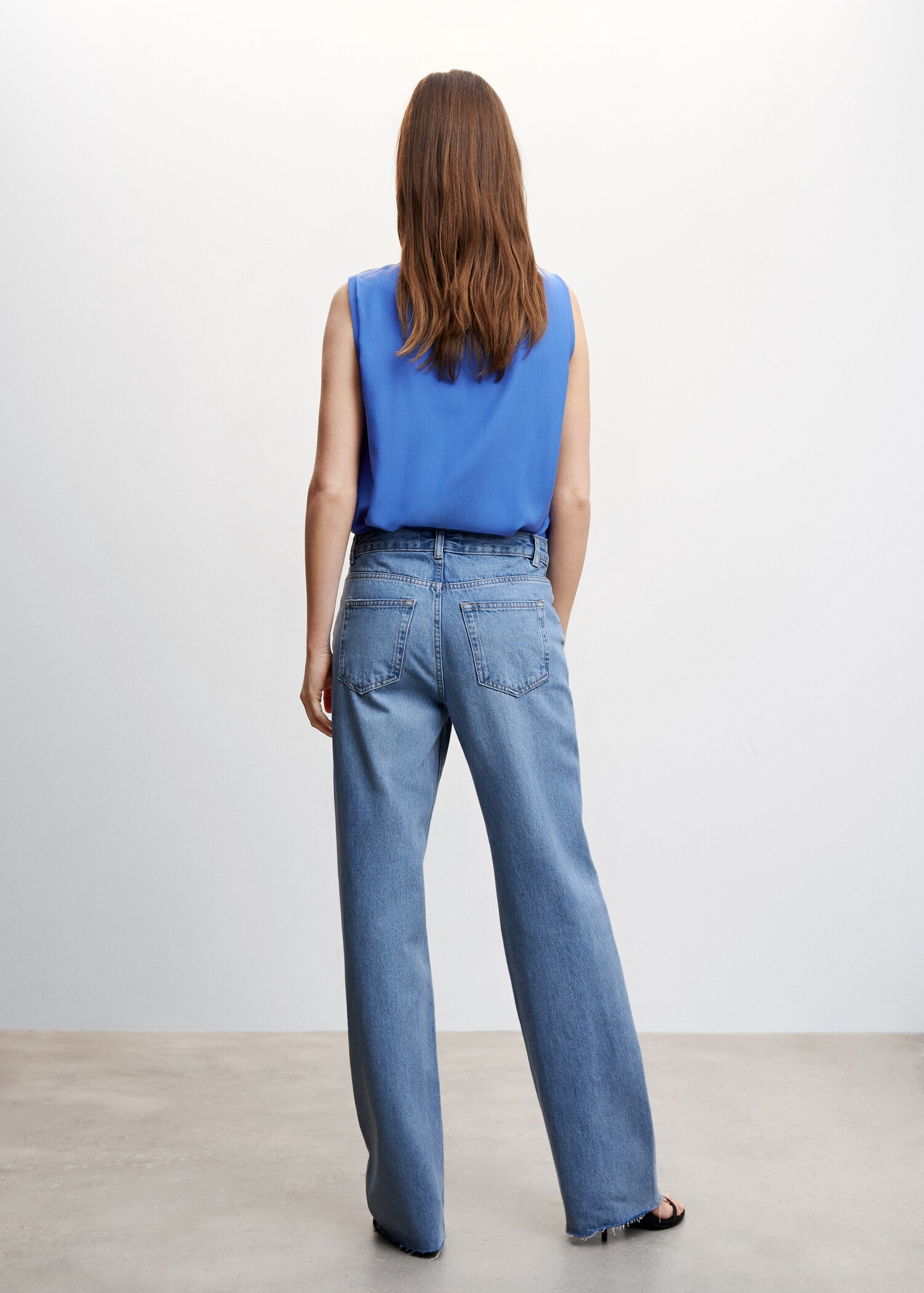 Lyocell wrap blouse - Reverse of the article