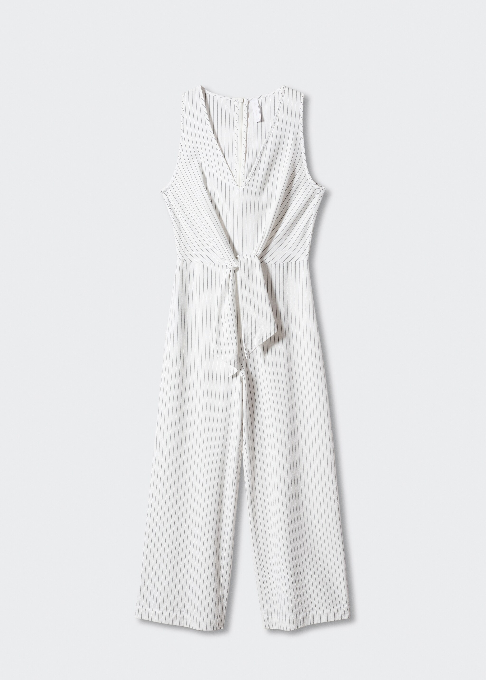 Striped jumpsuit with knot detail - Article without model