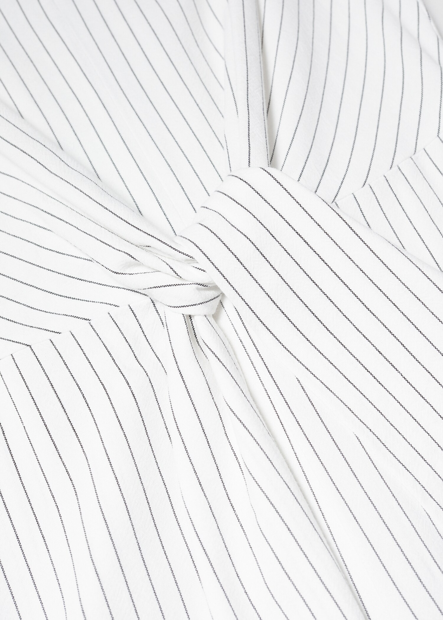 Striped jumpsuit with knot detail - Details of the article 8