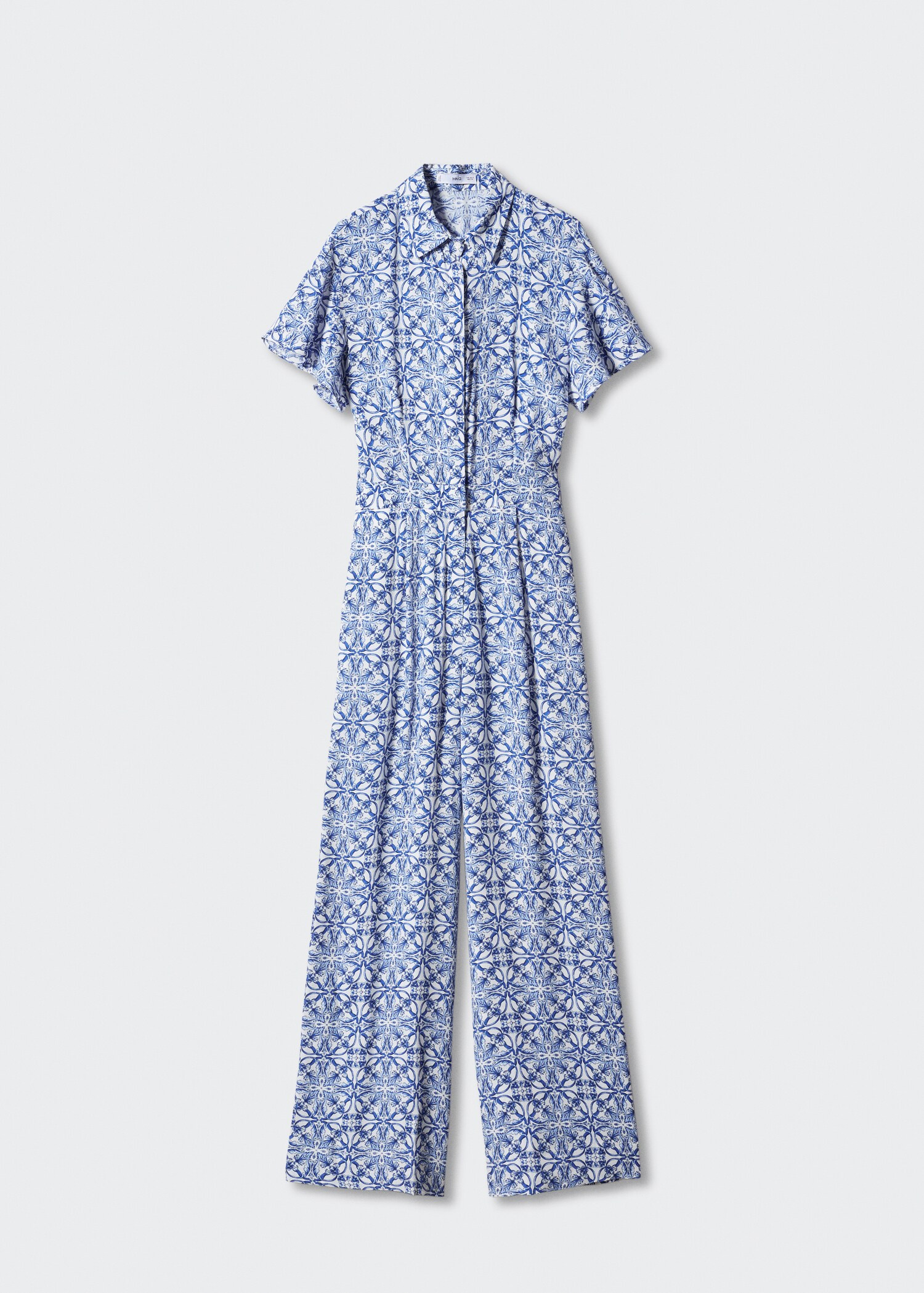 Printed shirt jumpsuit - Article without model