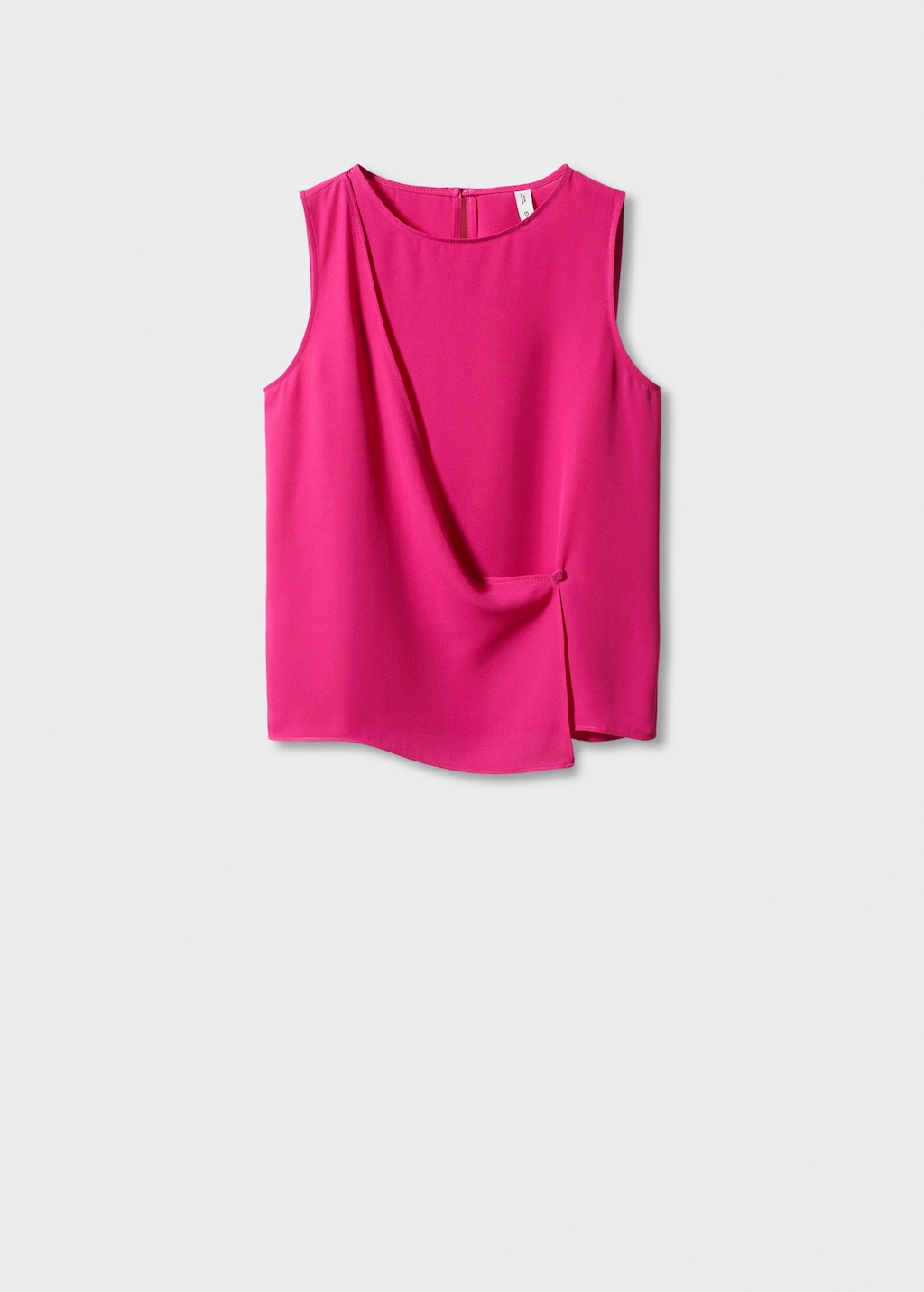 Wrap blouse with button - Women | MANGO OUTLET USA