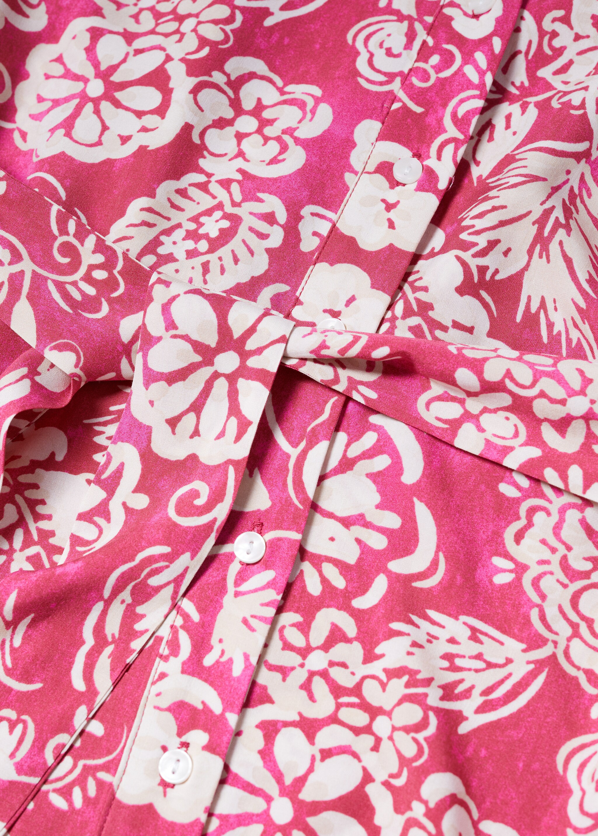 Floral shirt dress - Details of the article 8