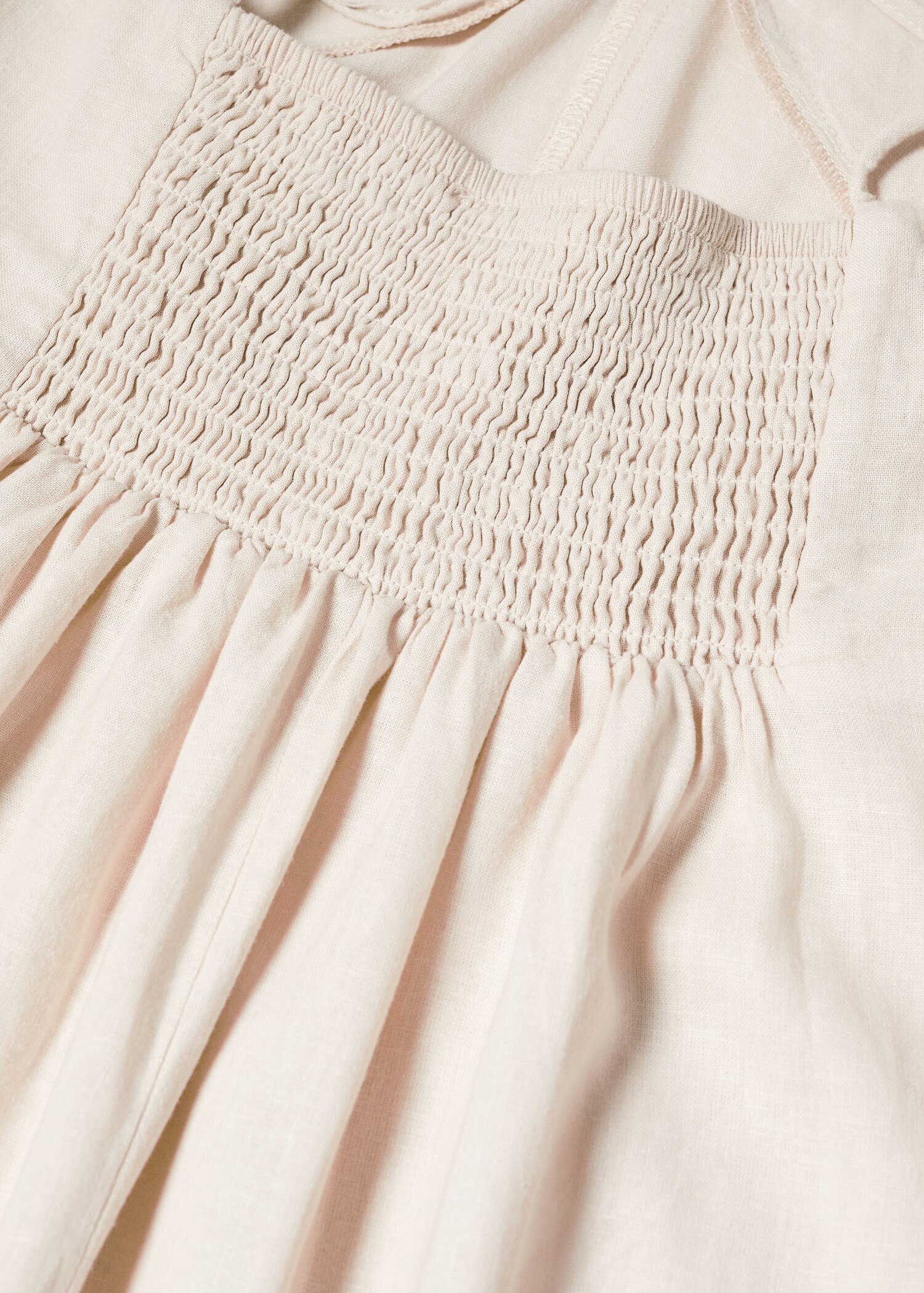 Linen cross-back dress - Details of the article 8