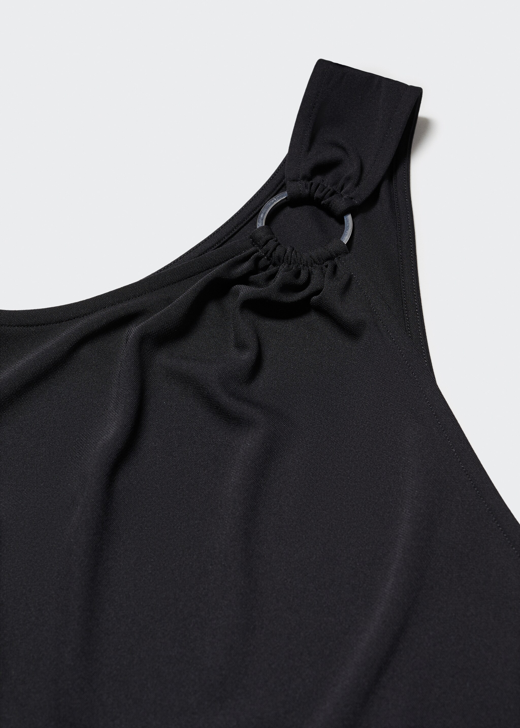 Asymmetrical top with metallic detail - Details of the article 8