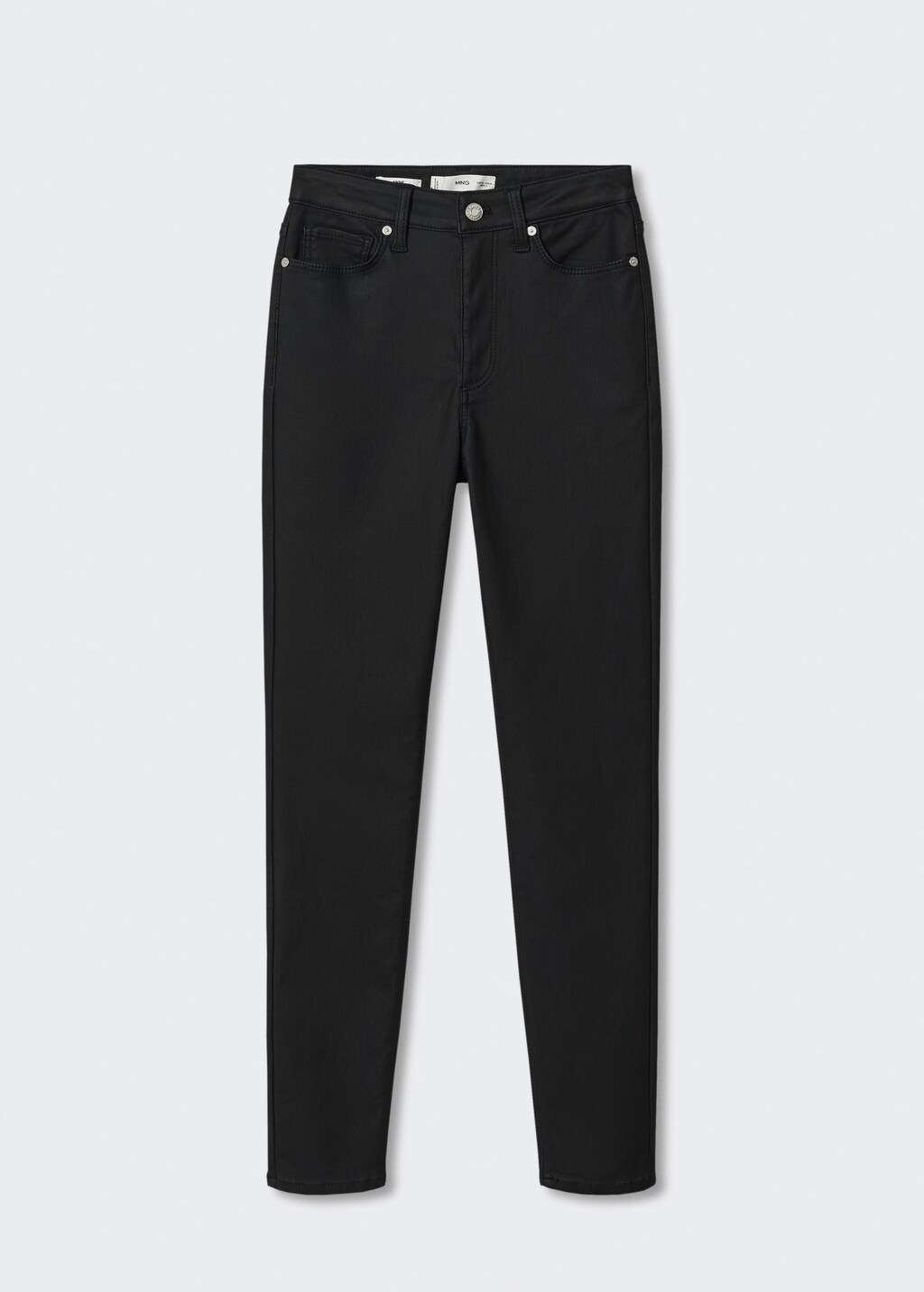 Waxed high rise skinny jeans Women MANGO OUTLET USA
