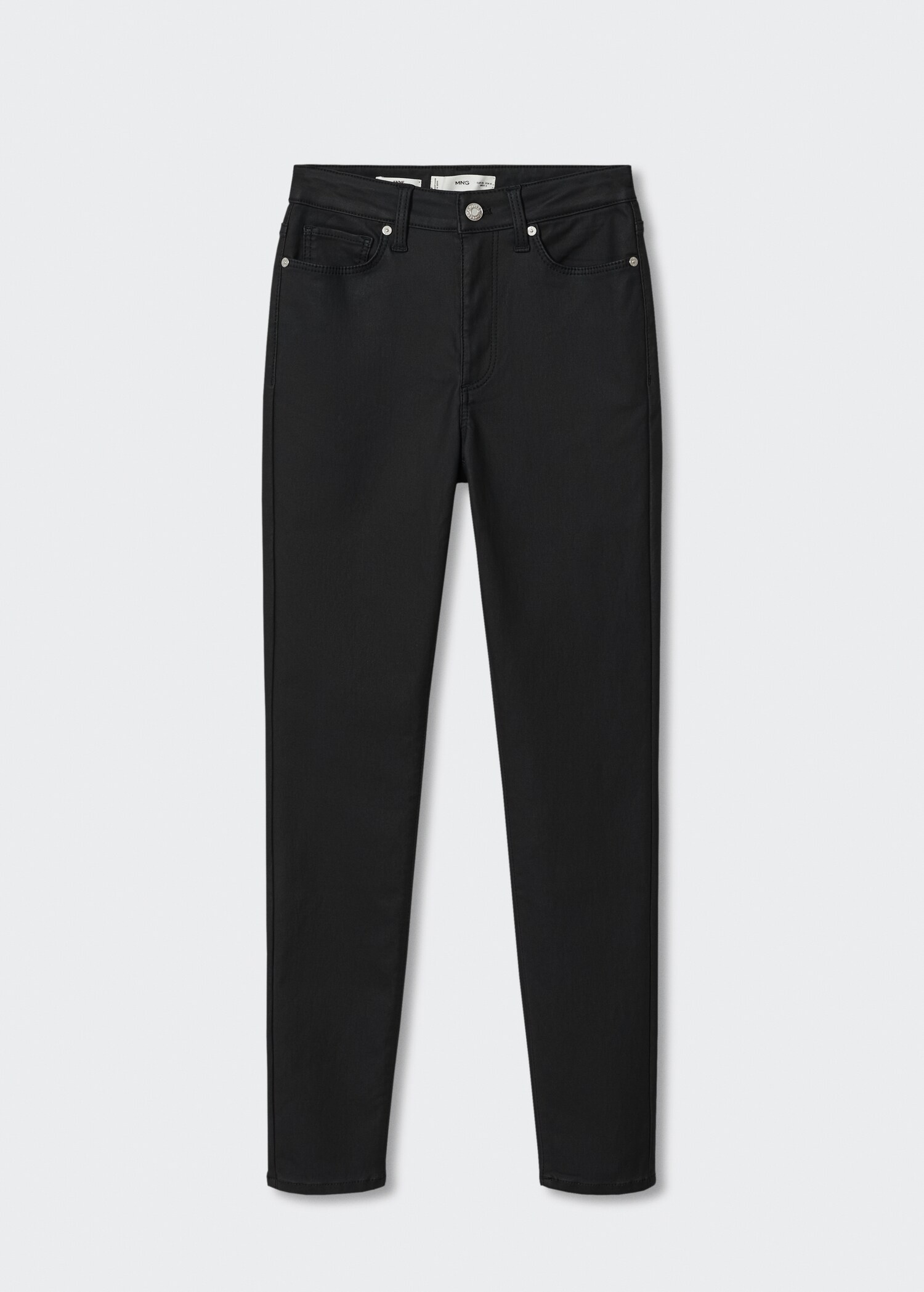 Jeans skinny tiro alto encerados - Artículo sin modelo