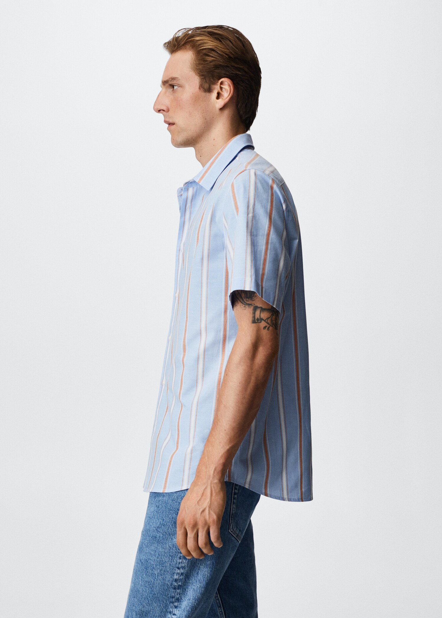 Camicia elegante cotone righe - Dettaglio dell'articolo 4