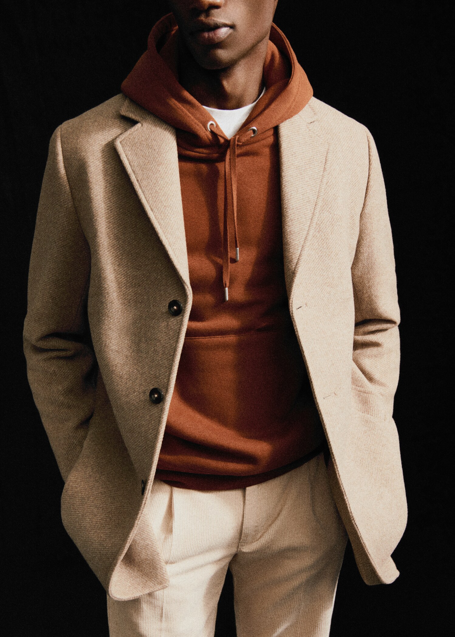 Recycled woollen coat - Details of the article 7
