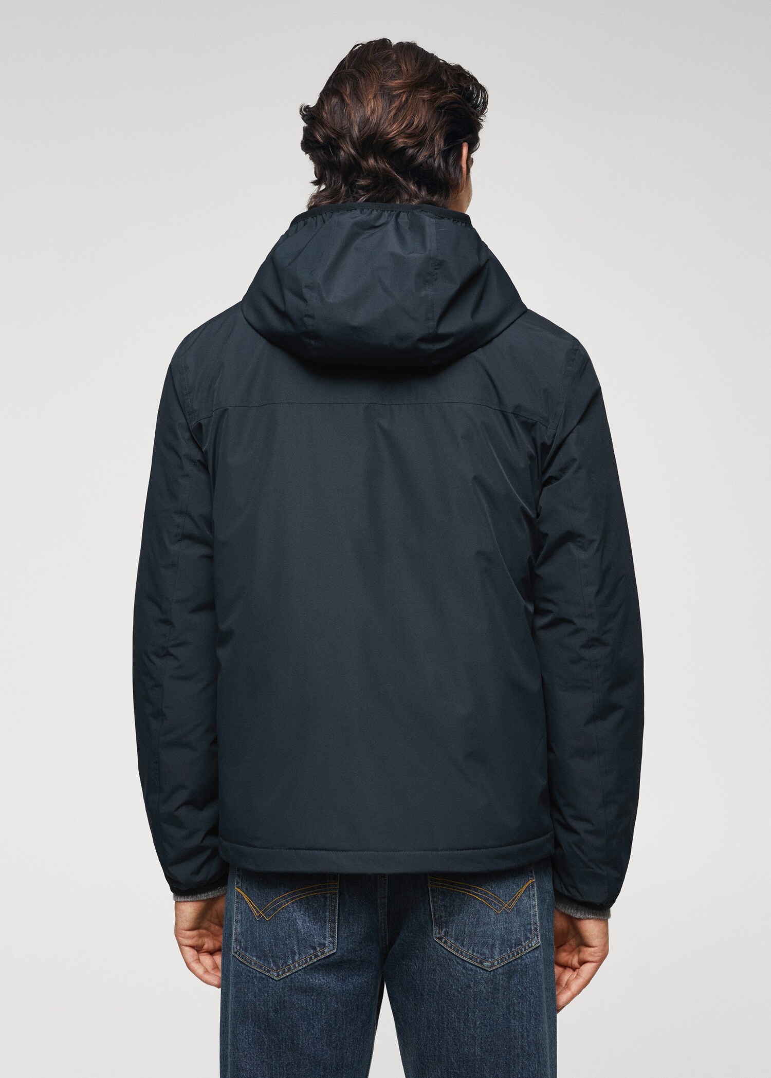 Jaqueta impermeable caputxa - Revers de l'article