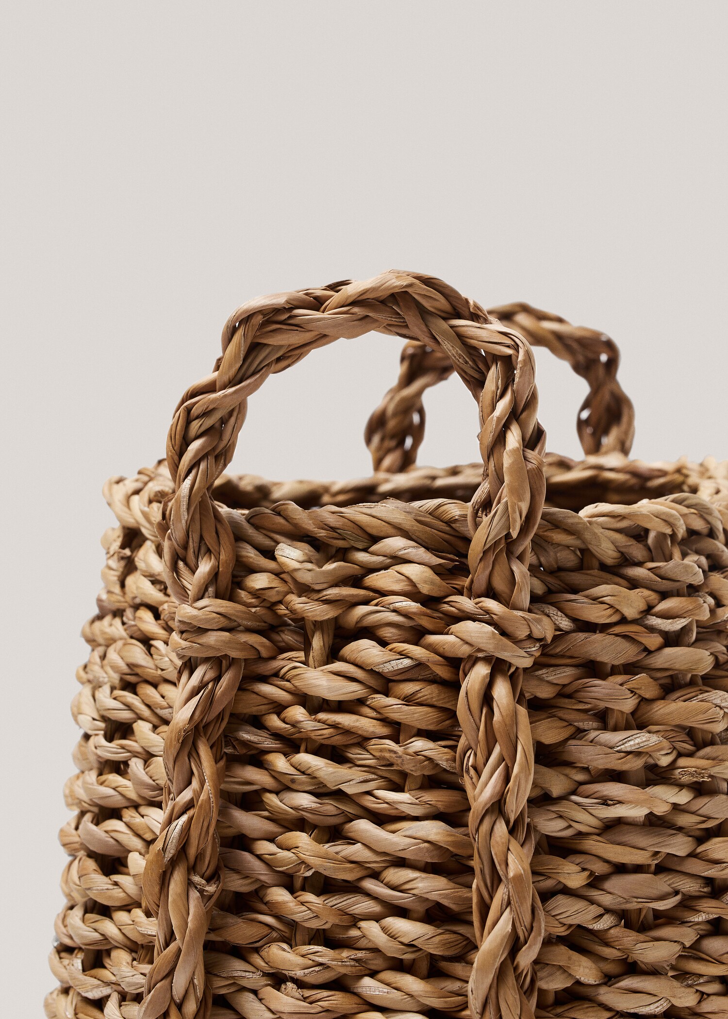 Cesta fibras naturales 21x20cm - Detalle del artículo 1