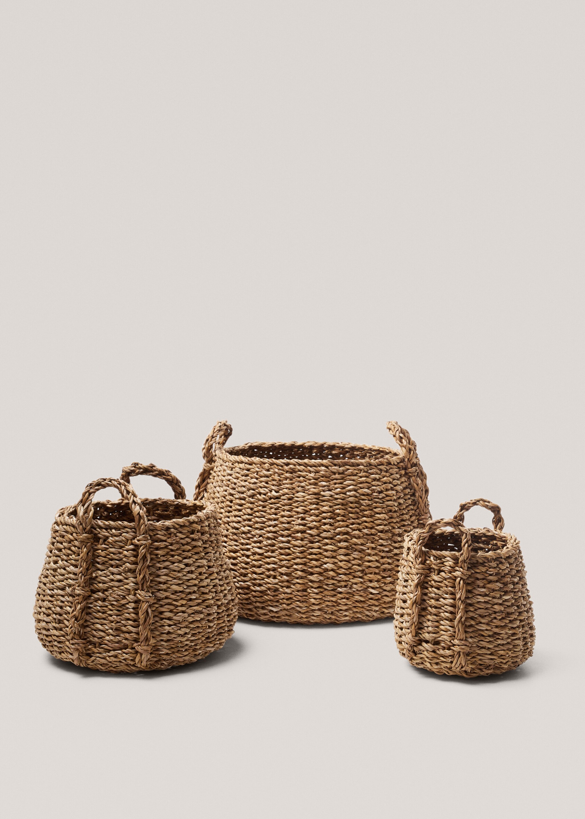 Natural fiber basket 21x20cm - Details of the article 4