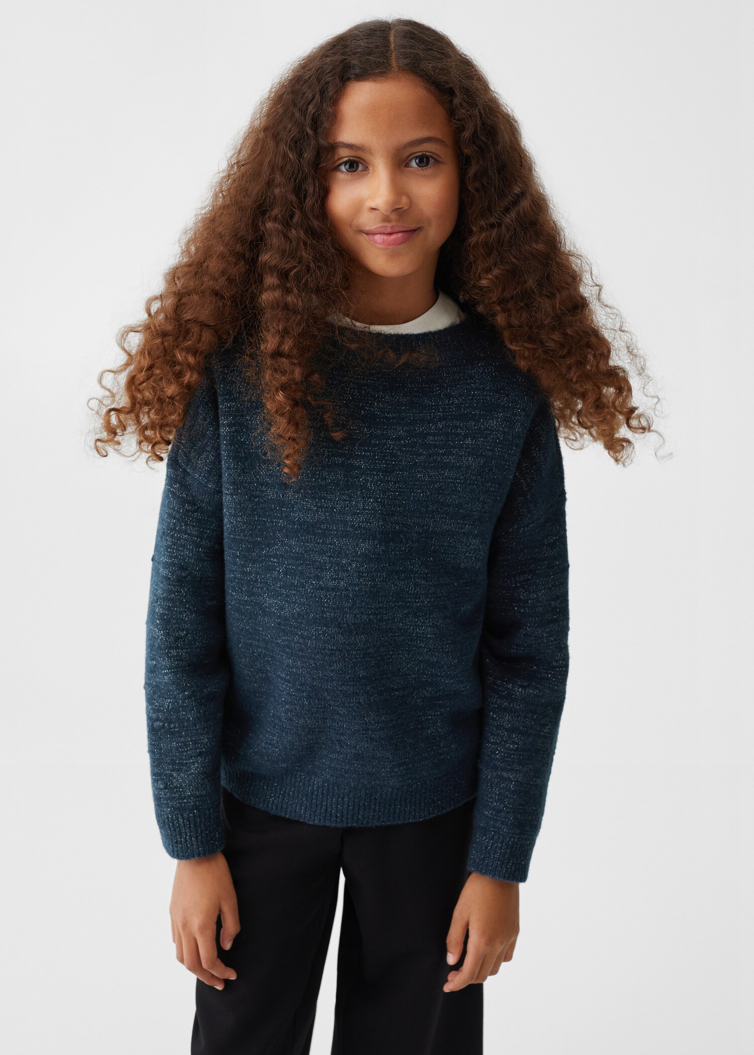 Lurex knitted sweater - Medium plane