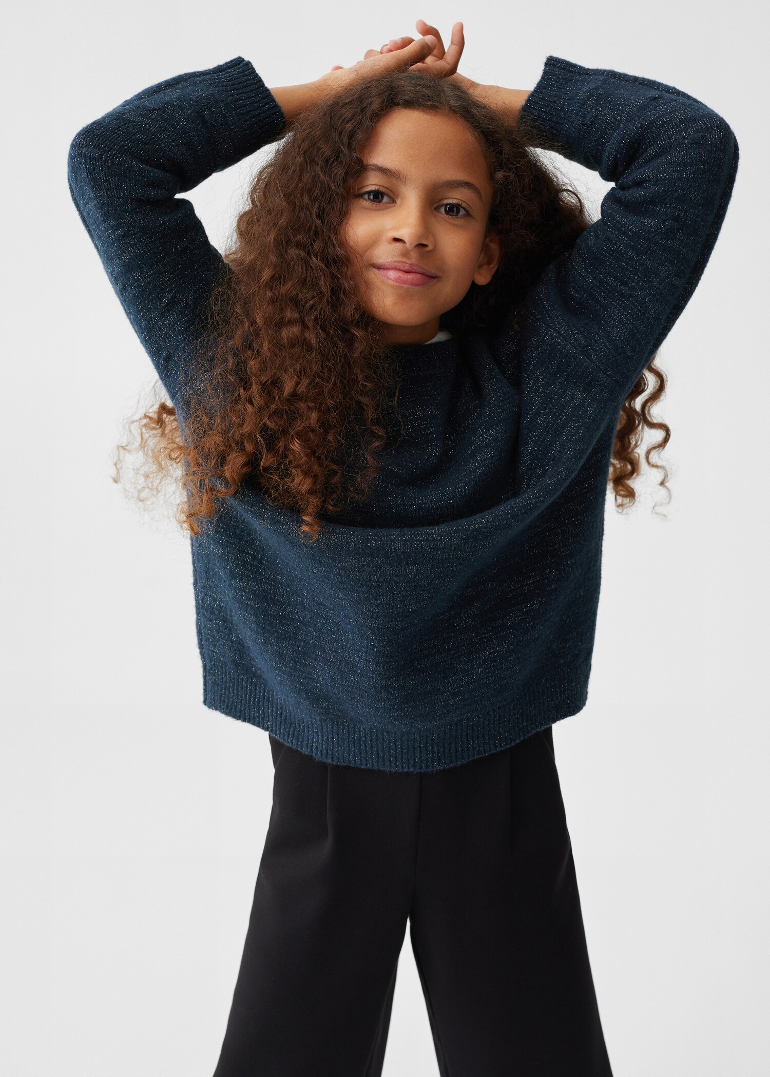 Lurex knitted sweater - Details of the article 4