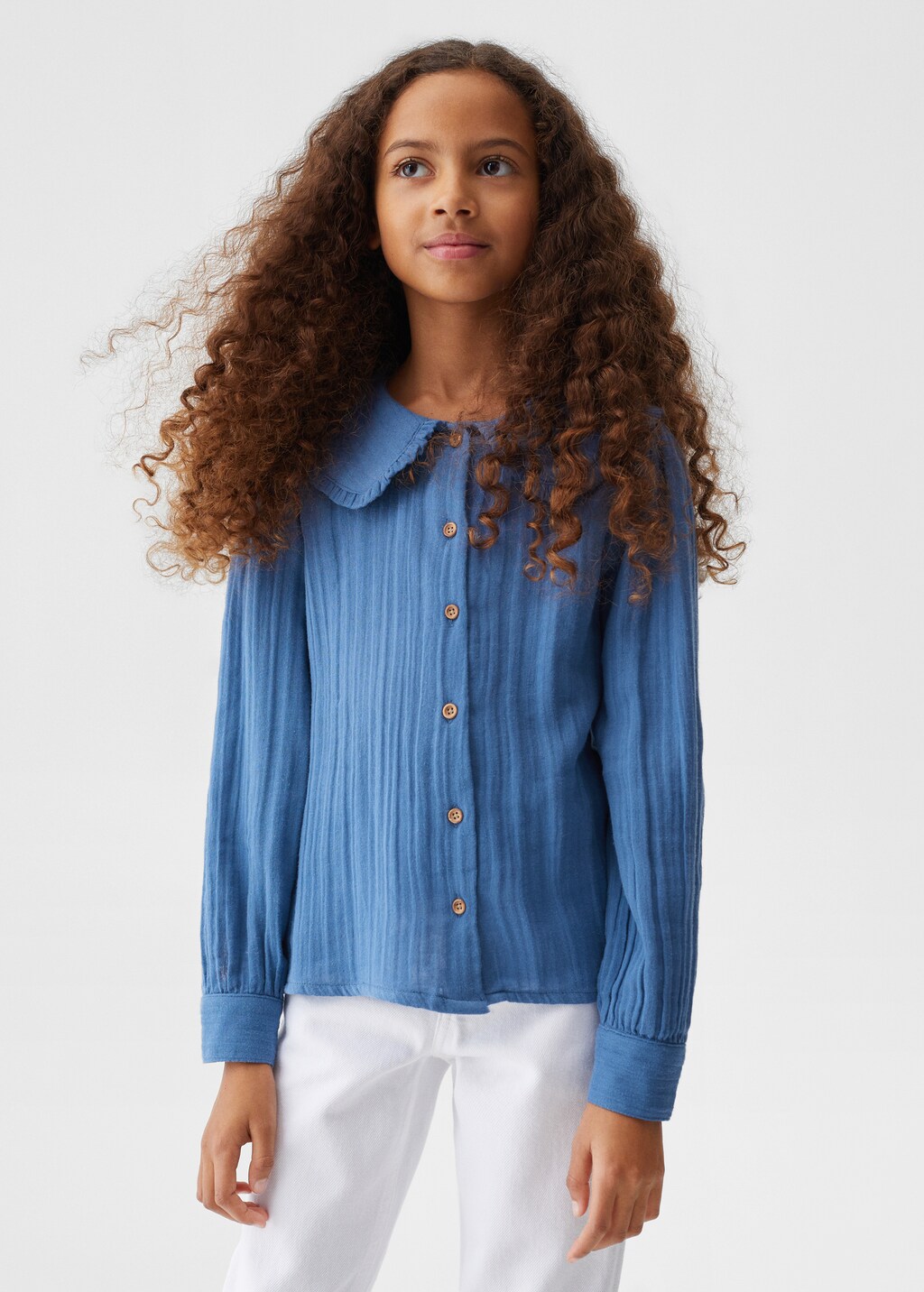 Camisa coll babydoll Nena MANGO OUTLET Espanya Peninsula i Balears