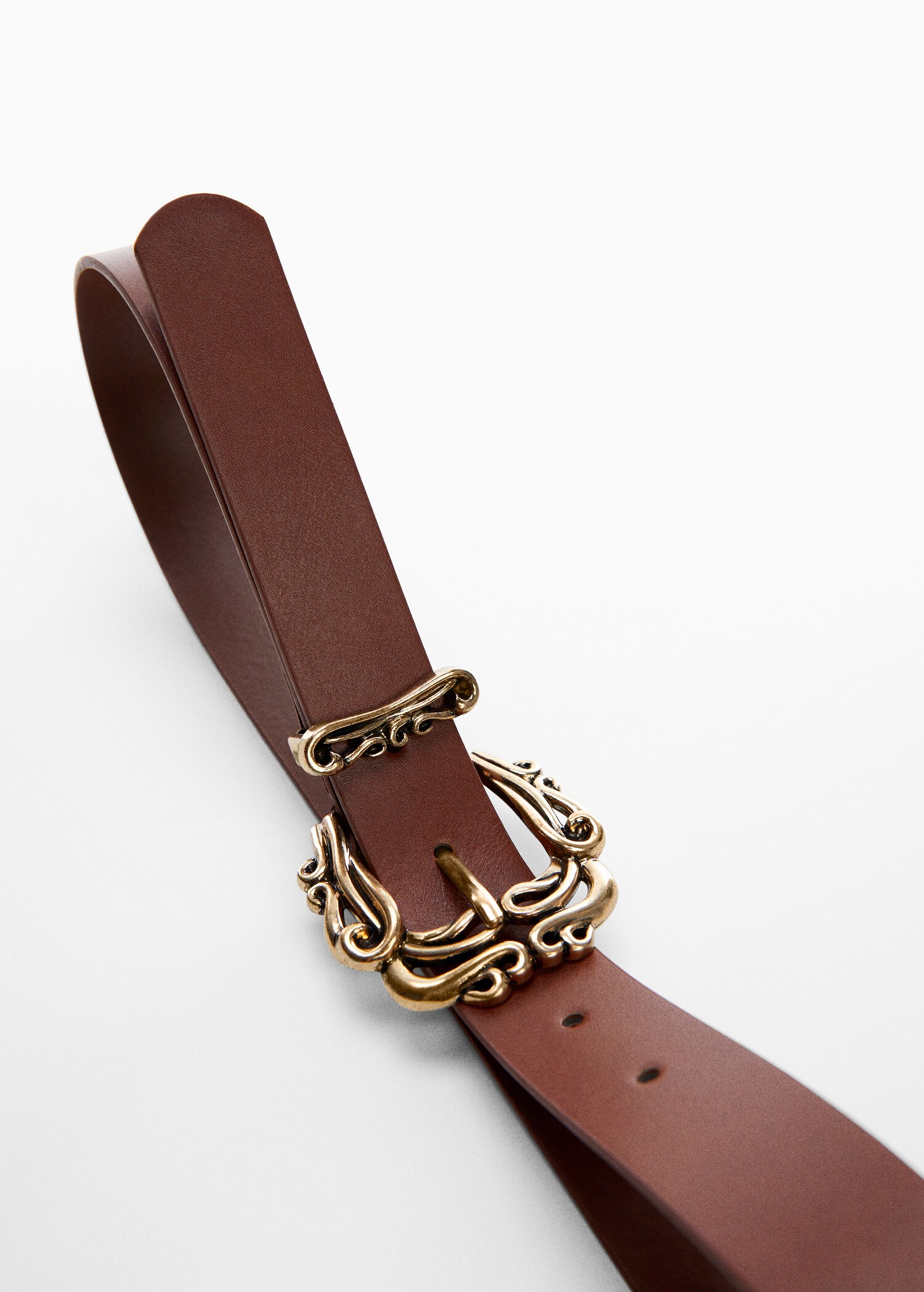 Embossed buckle belt - Details of the article 1
