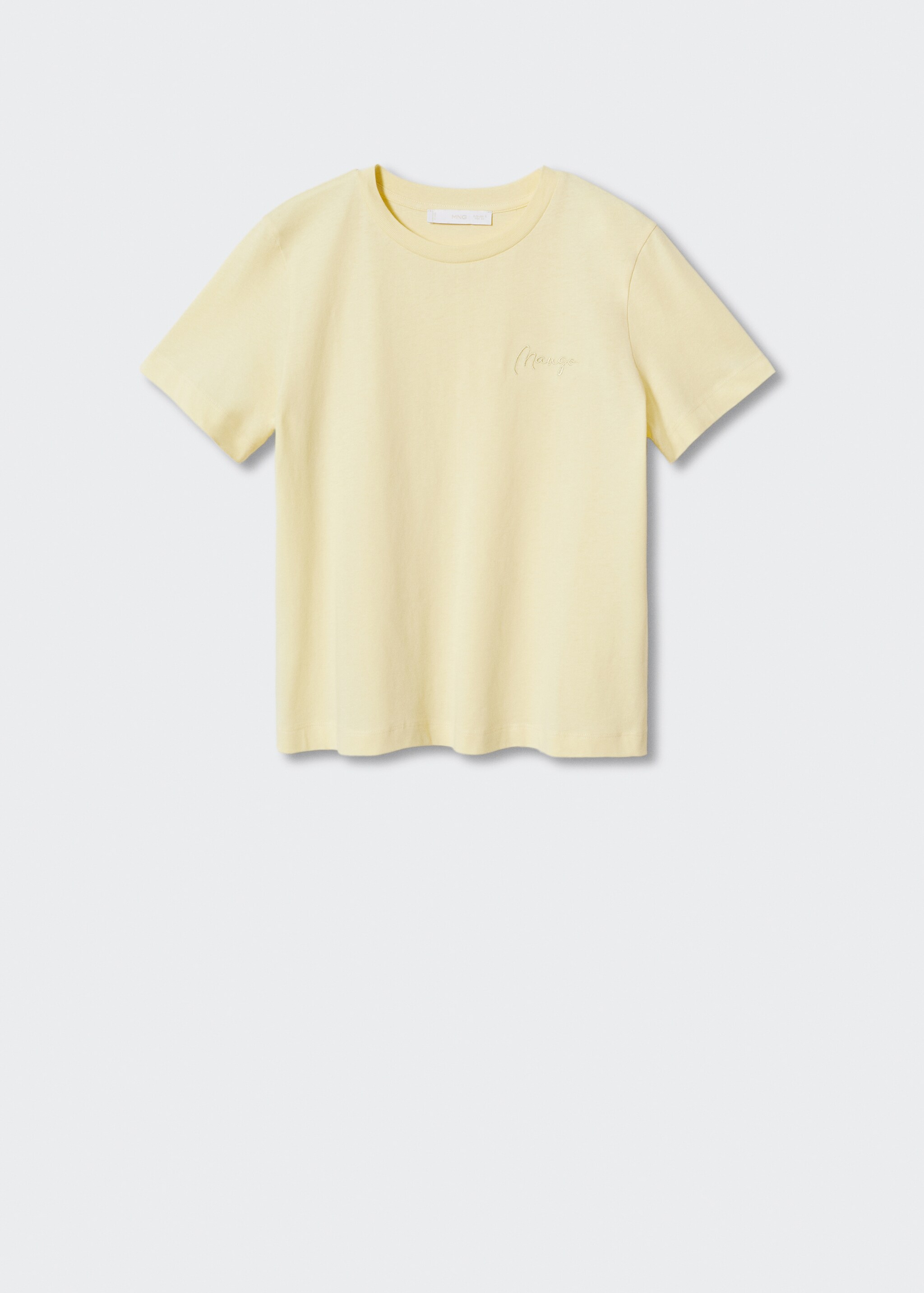 Rounded neck cotton t-shirt - Article without model