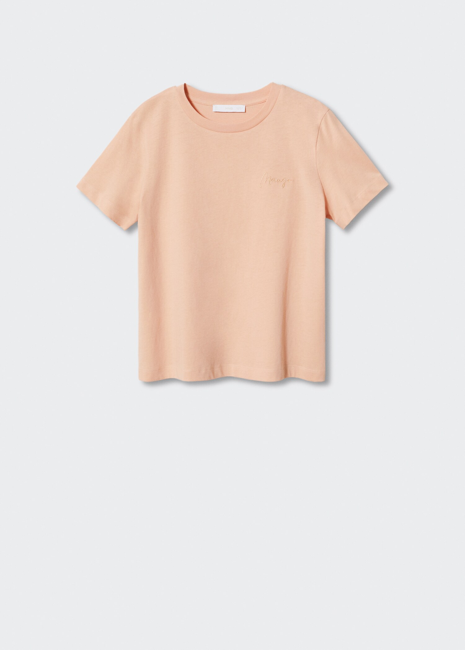 Rounded neck cotton t-shirt - Article without model