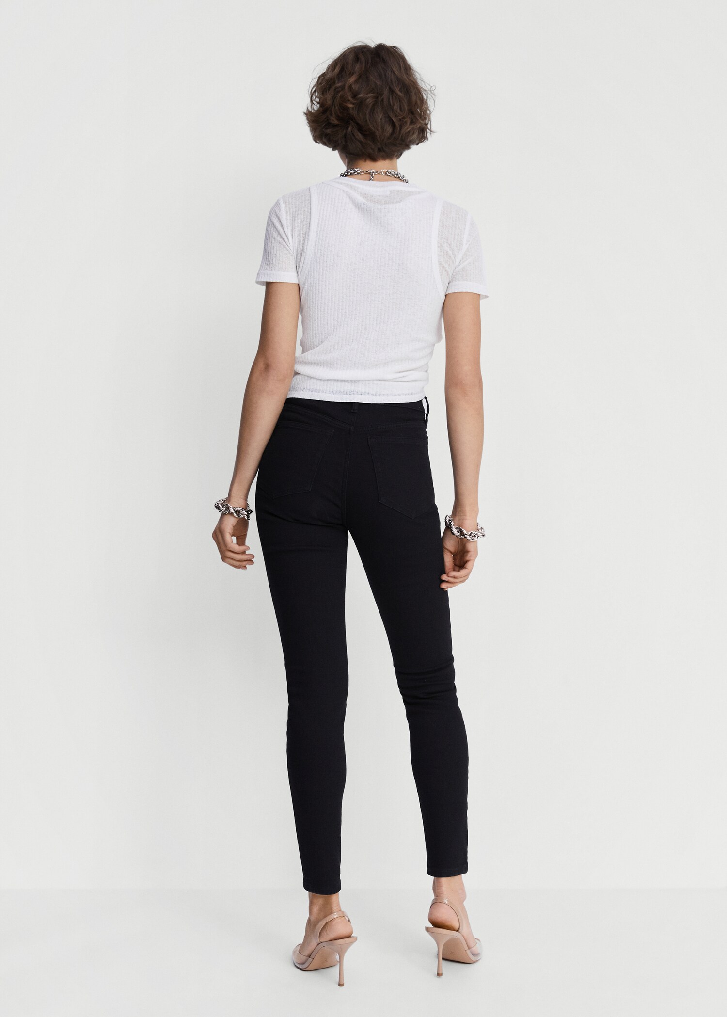 Jean skinny taille haute  - Verso de l’article