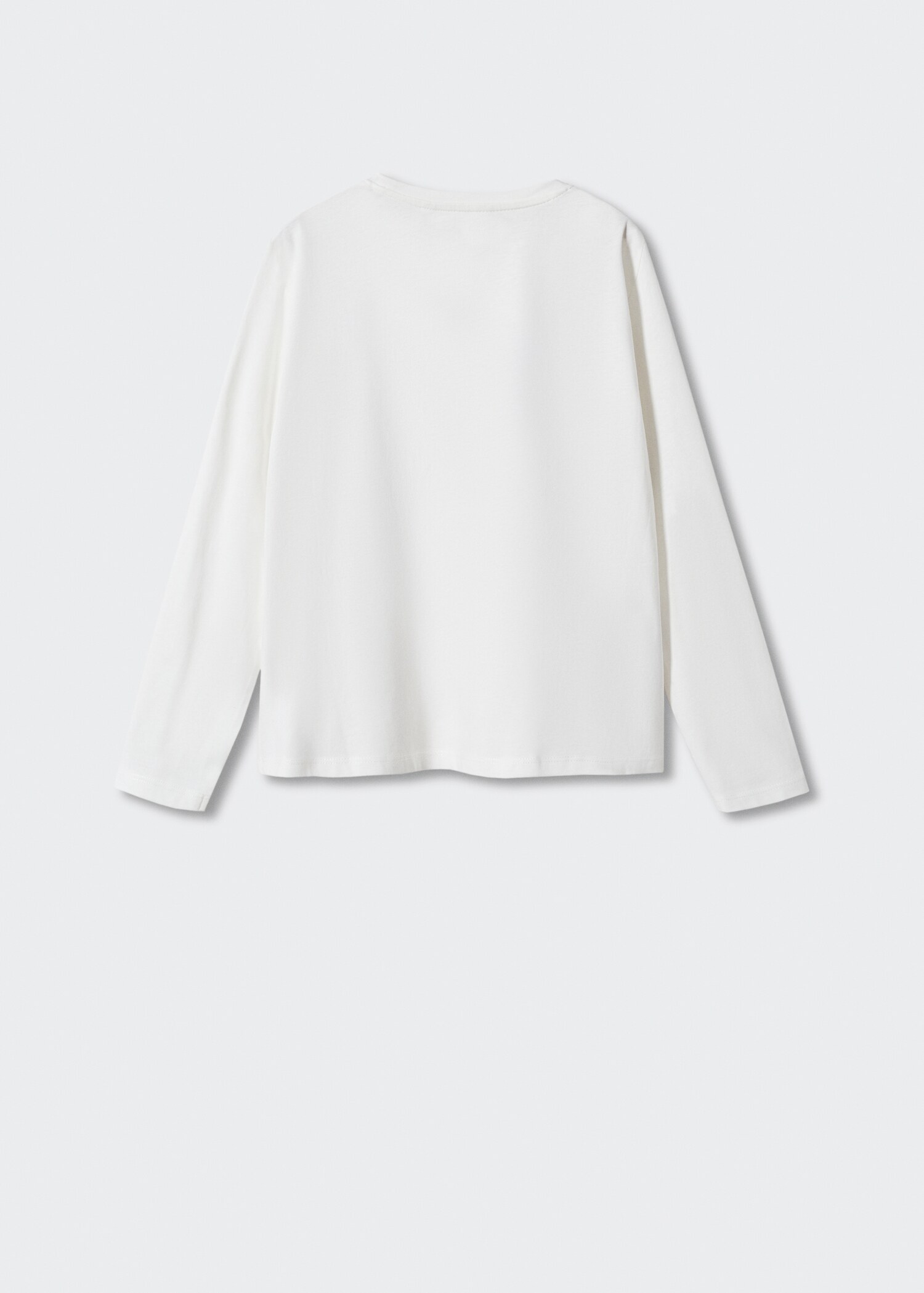 Printed cotton-blend T-shirt - Reverse of the article