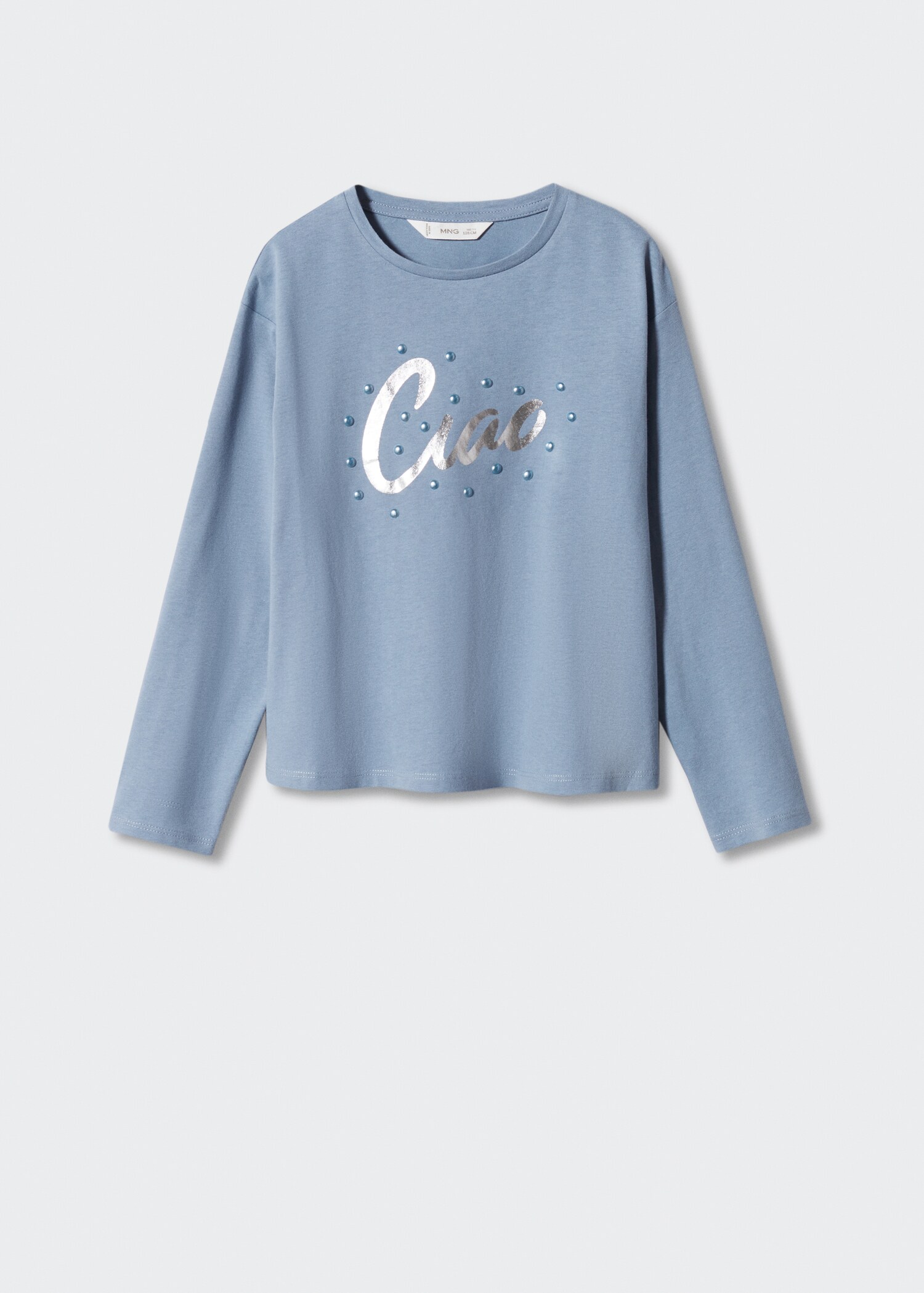 Printed cotton-blend T-shirt - Article without model
