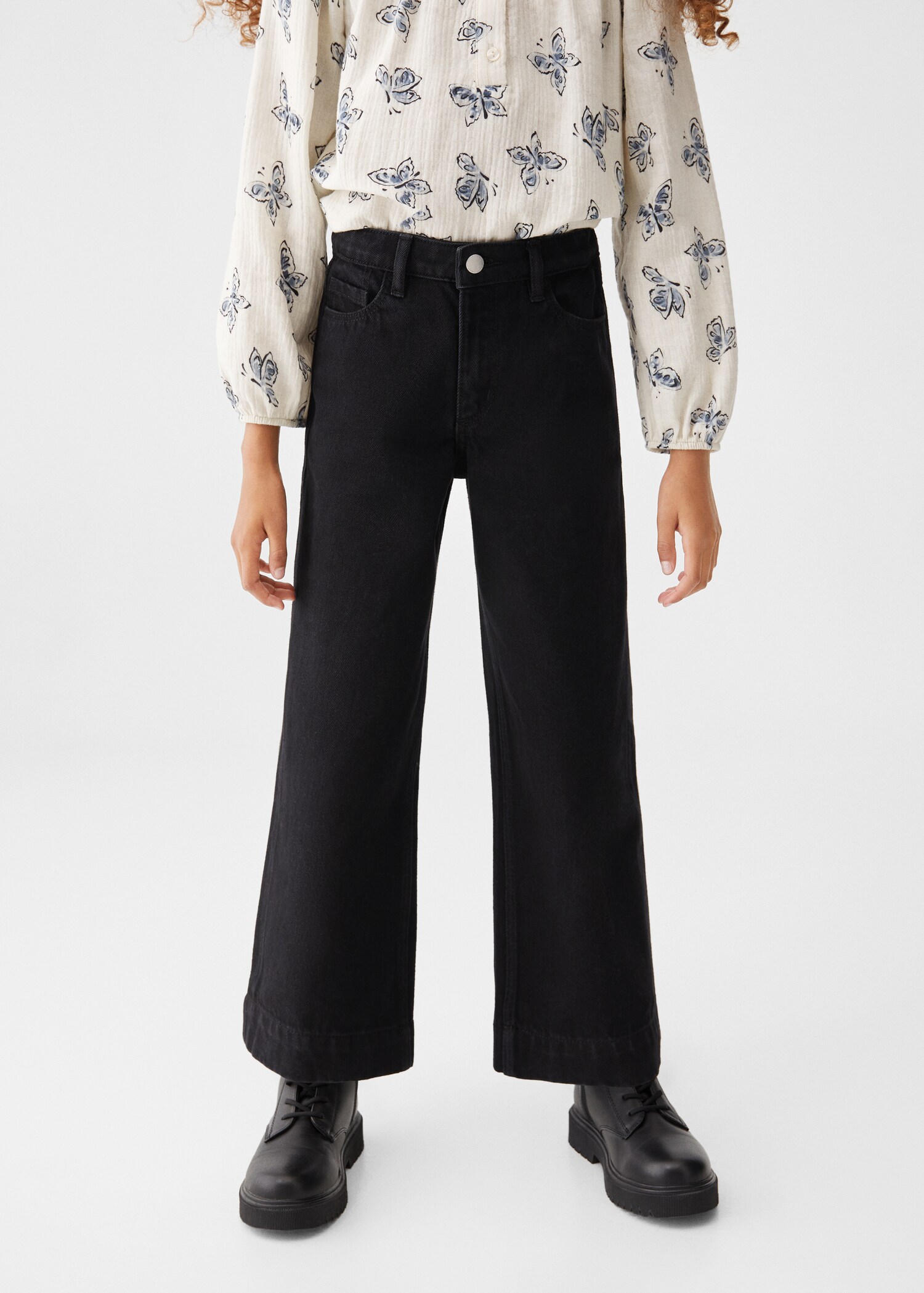 Culotte jeans - Medium plane