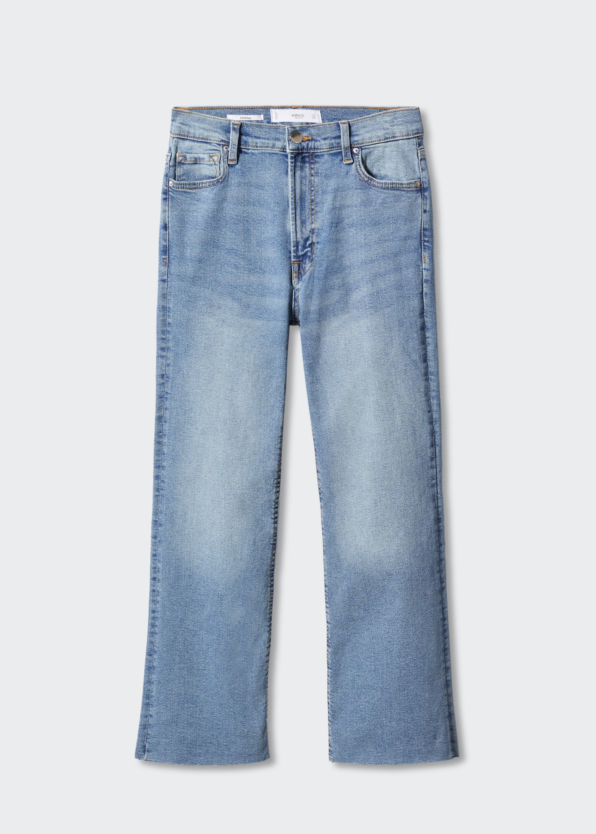 Kurze Flared-Jeans - Artikel ohne Model