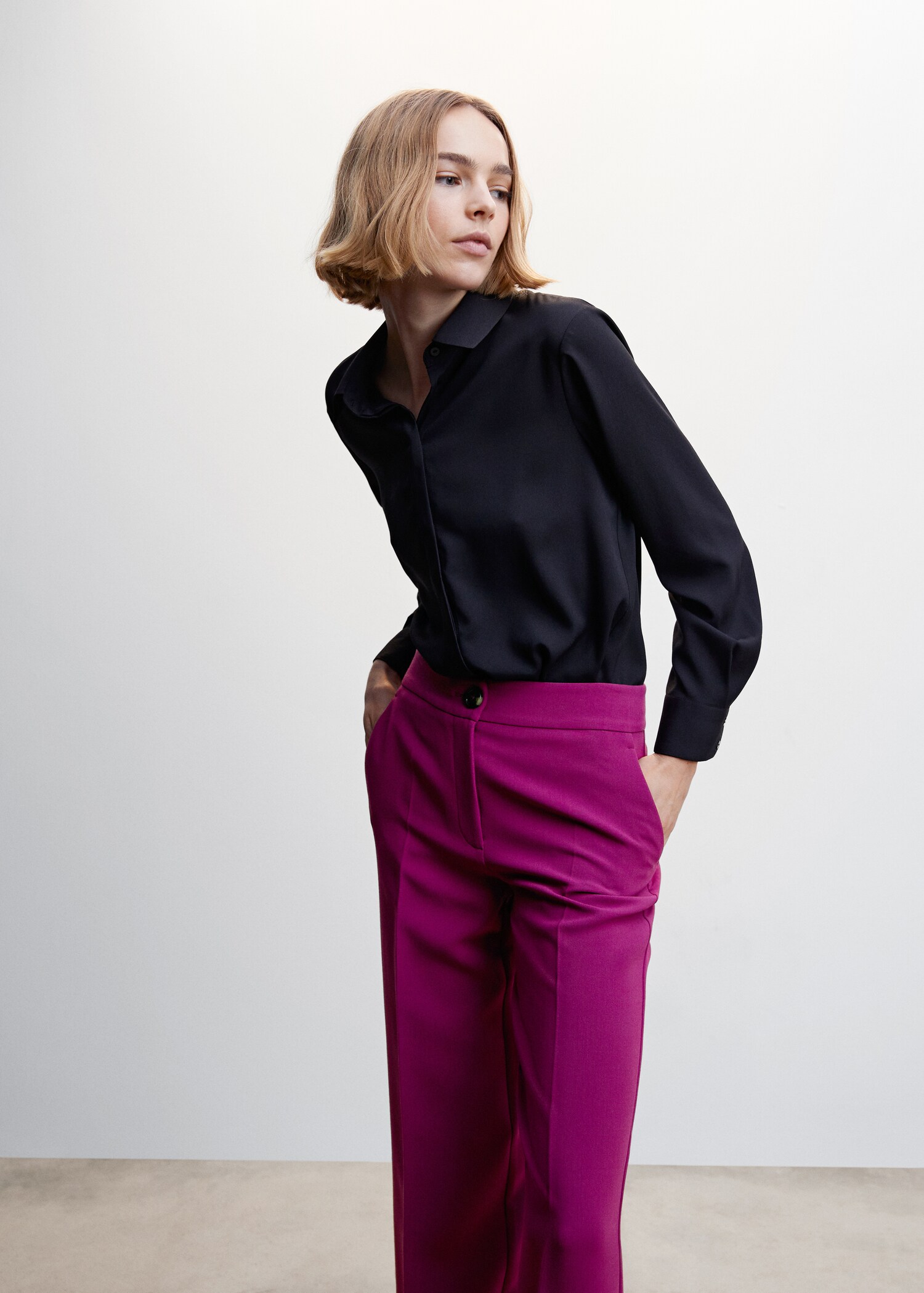 Flowy palazzo pants - Details of the article 1