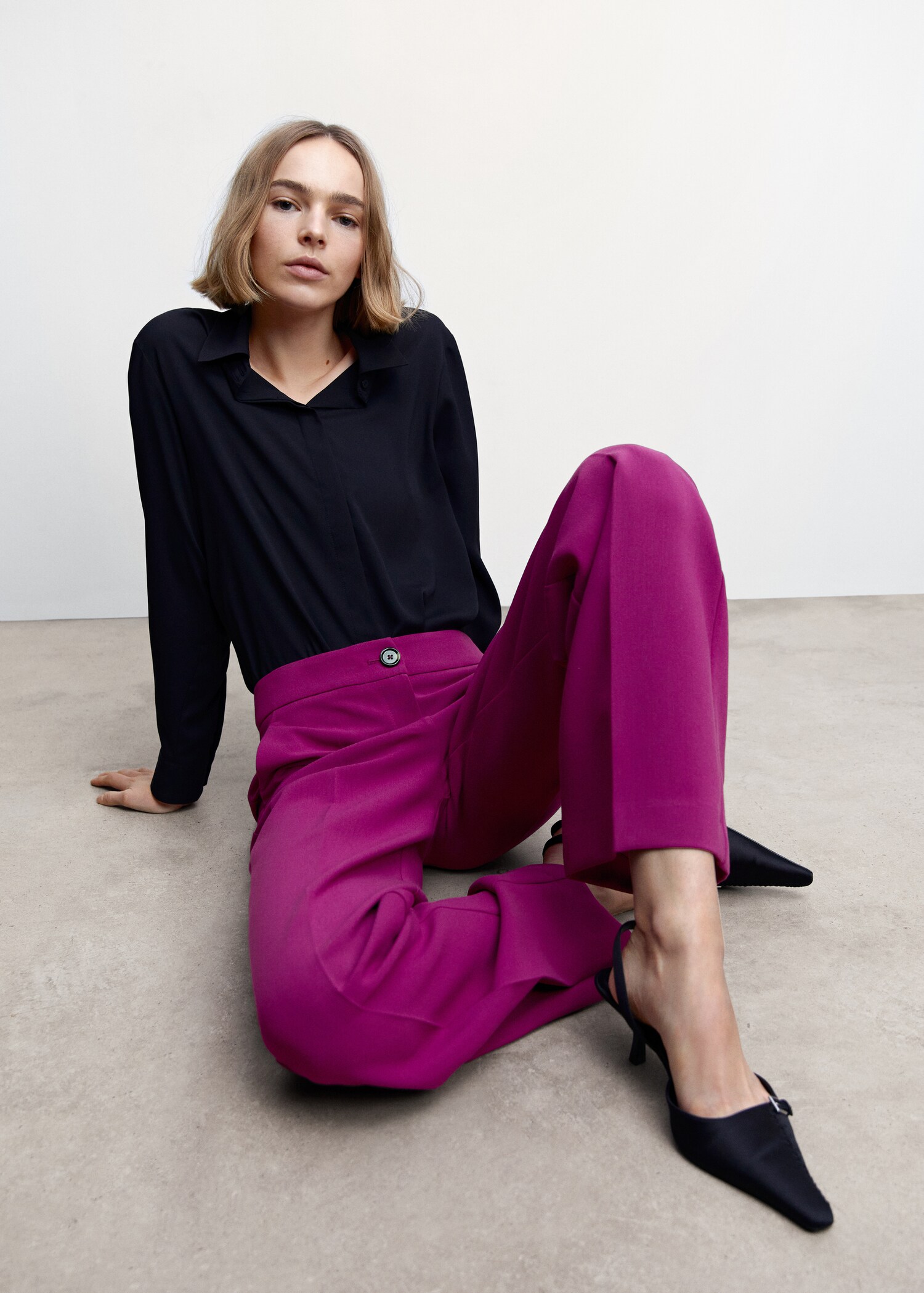 Flowy palazzo pants - Details of the article 2