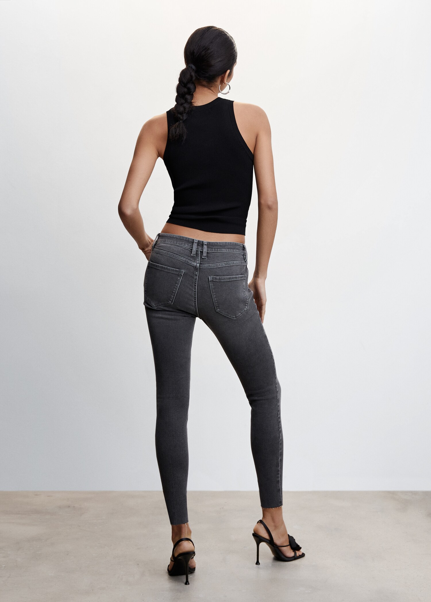 Jeans skinny crop - Reverso del artículo