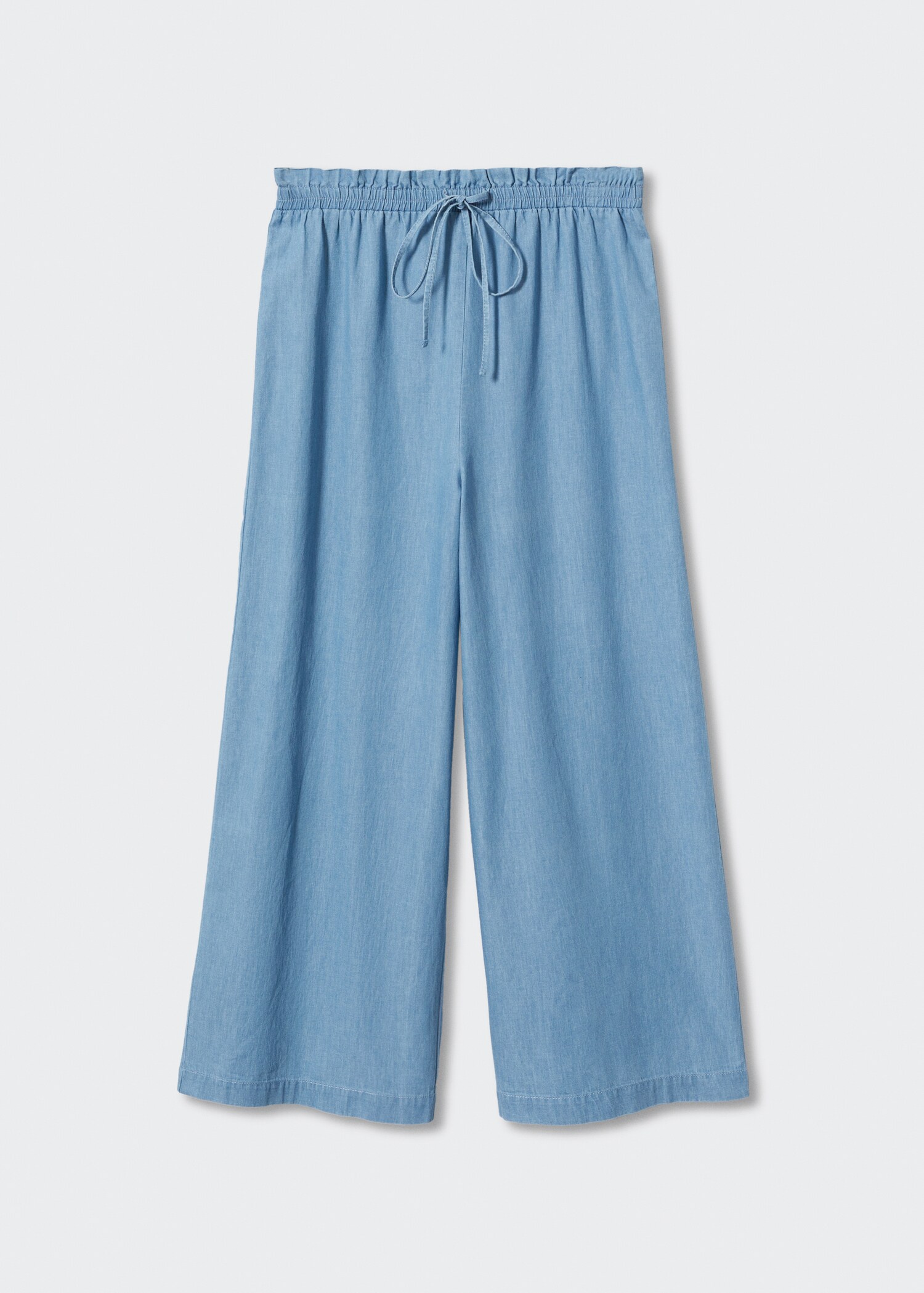 Culotte-Hose aus Baumwolle mit Tencel - Artikel ohne Model