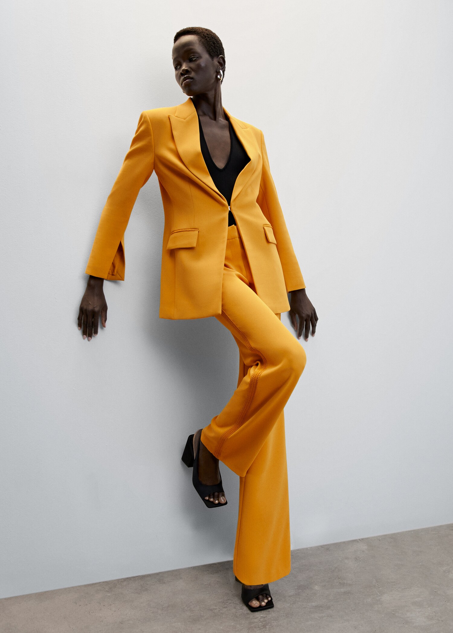 Embroidered suit pants - Details of the article 1