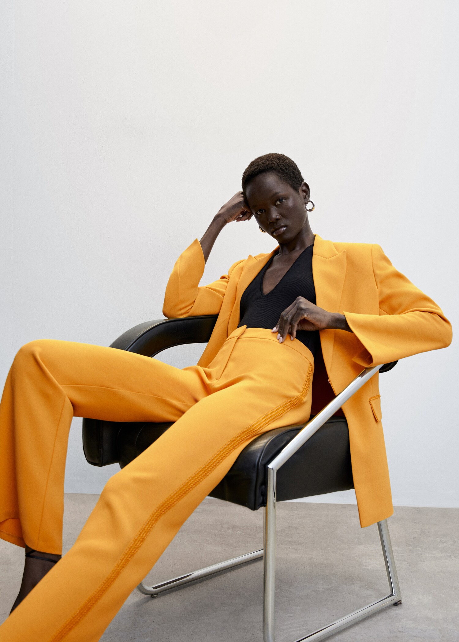 Embroidered suit pants - Details of the article 2