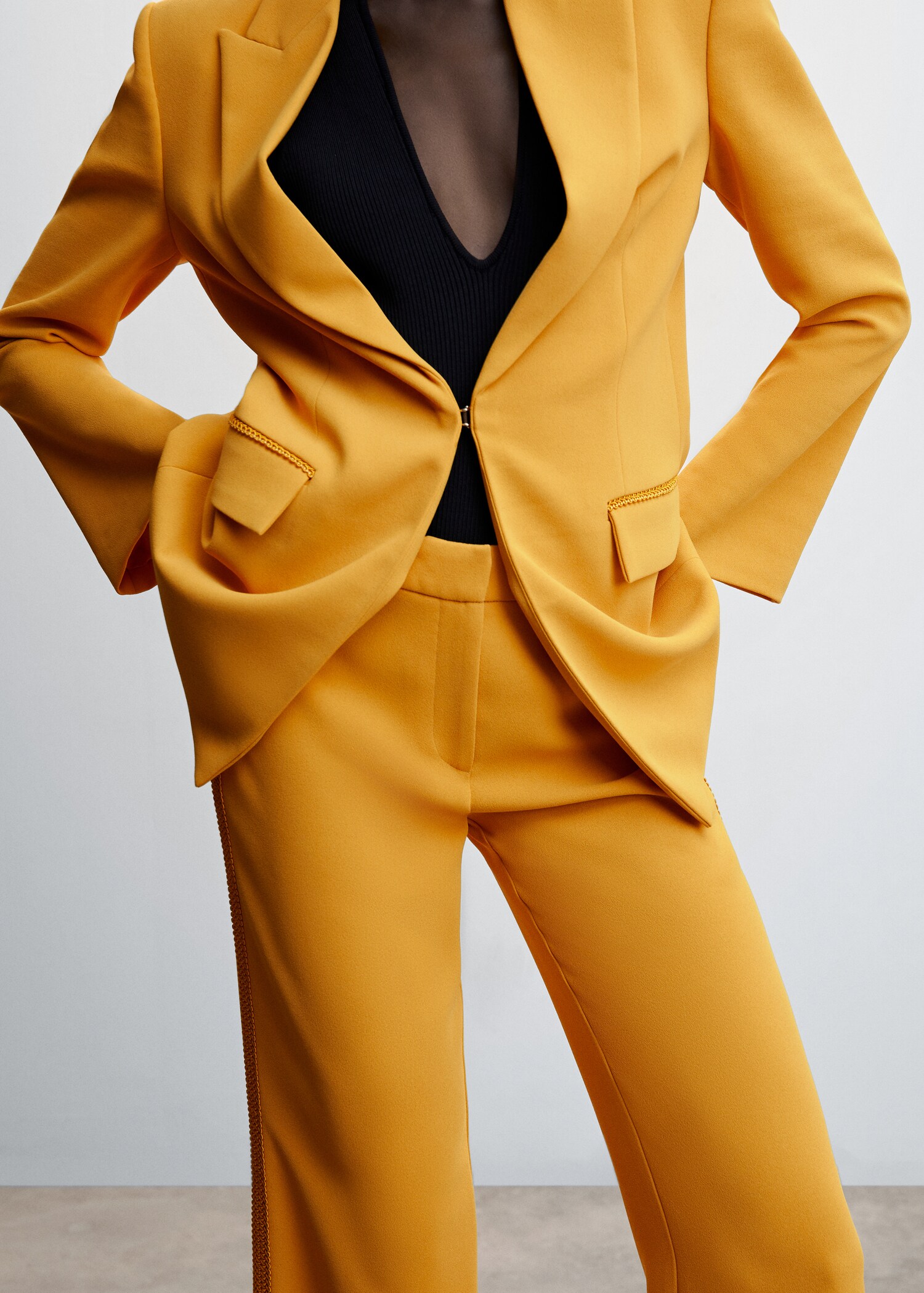 Embroidered suit pants - Details of the article 6