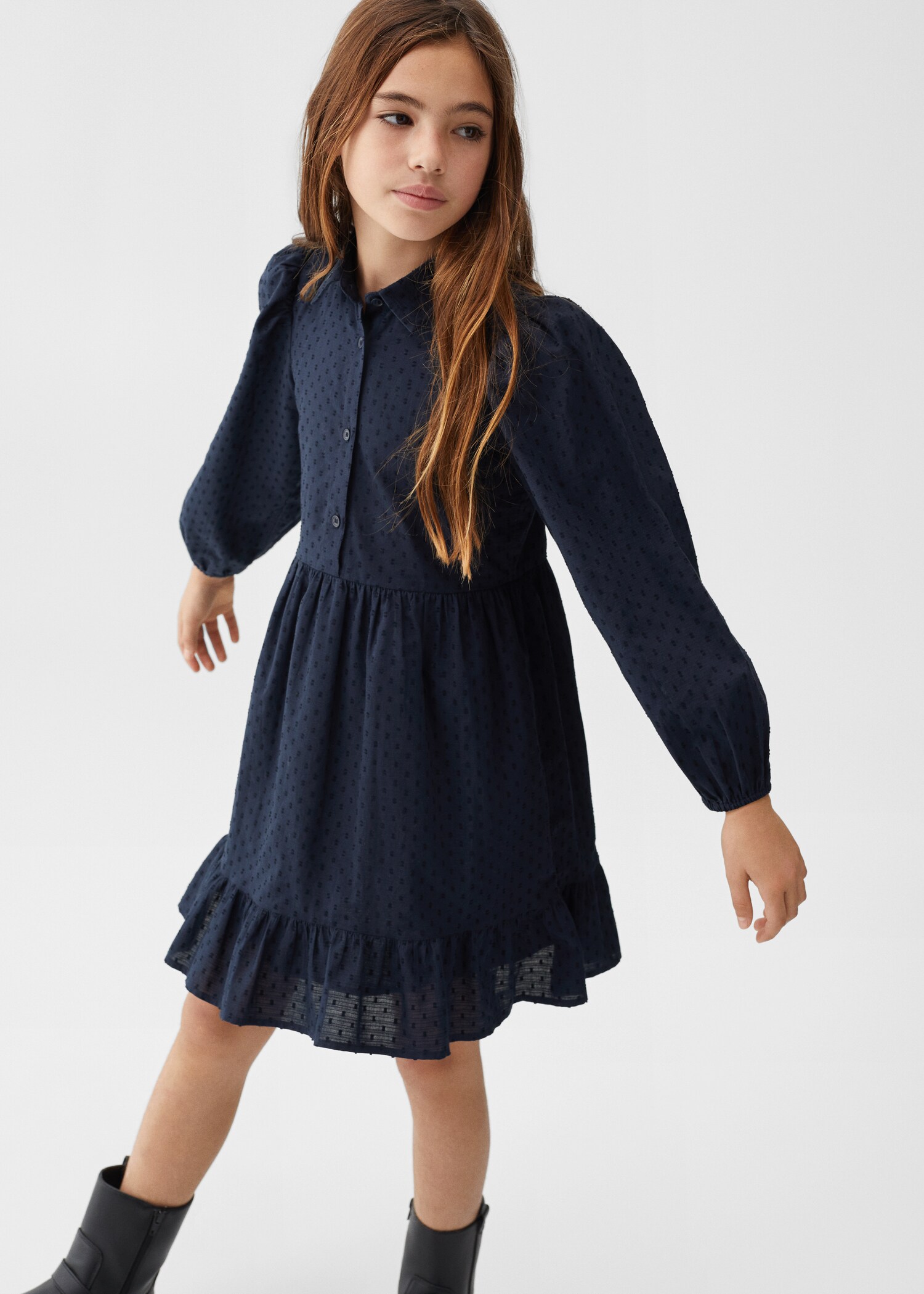 Plumeti long dress - Medium plane