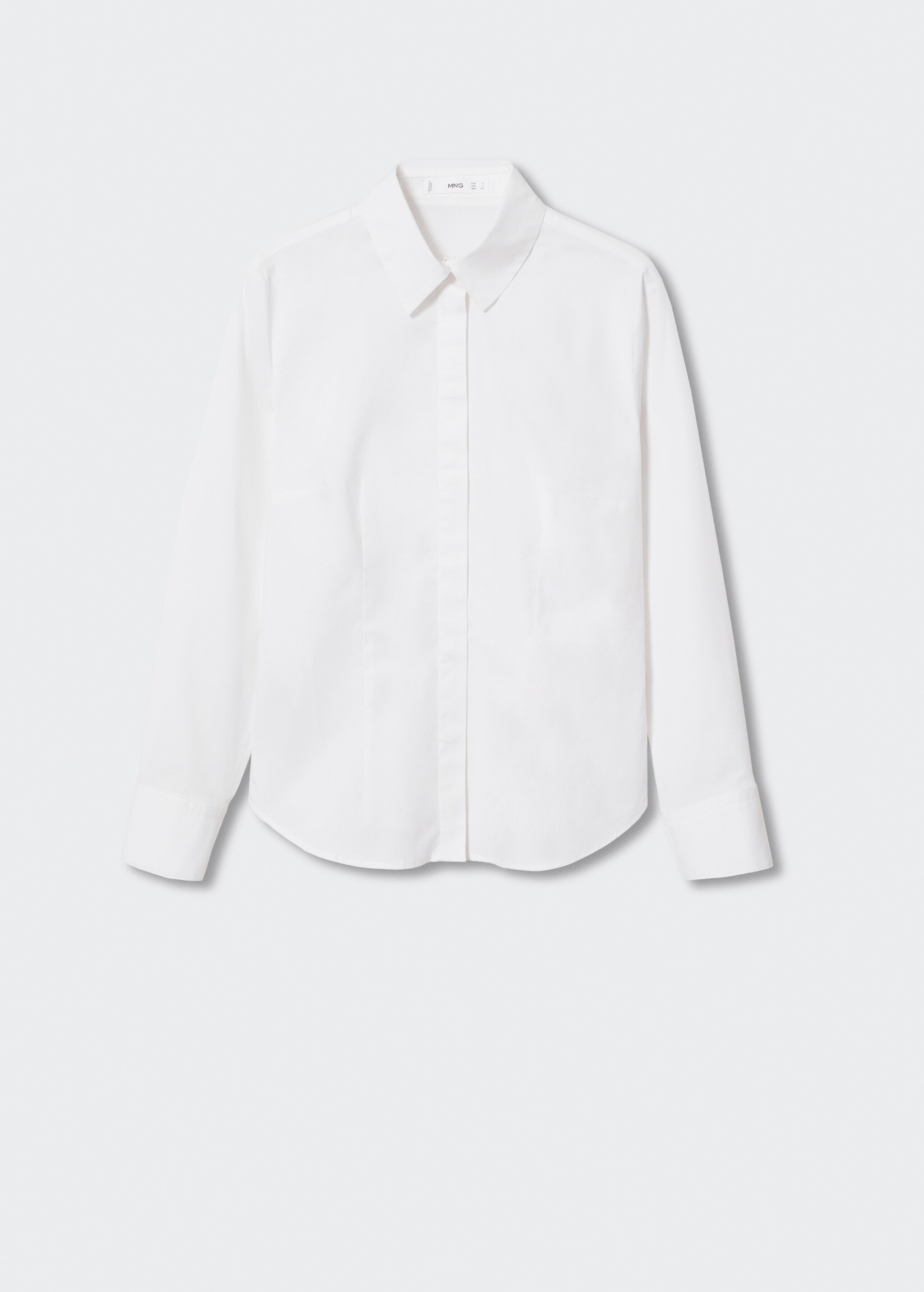 Essential cotton-blend shirt - Article without model