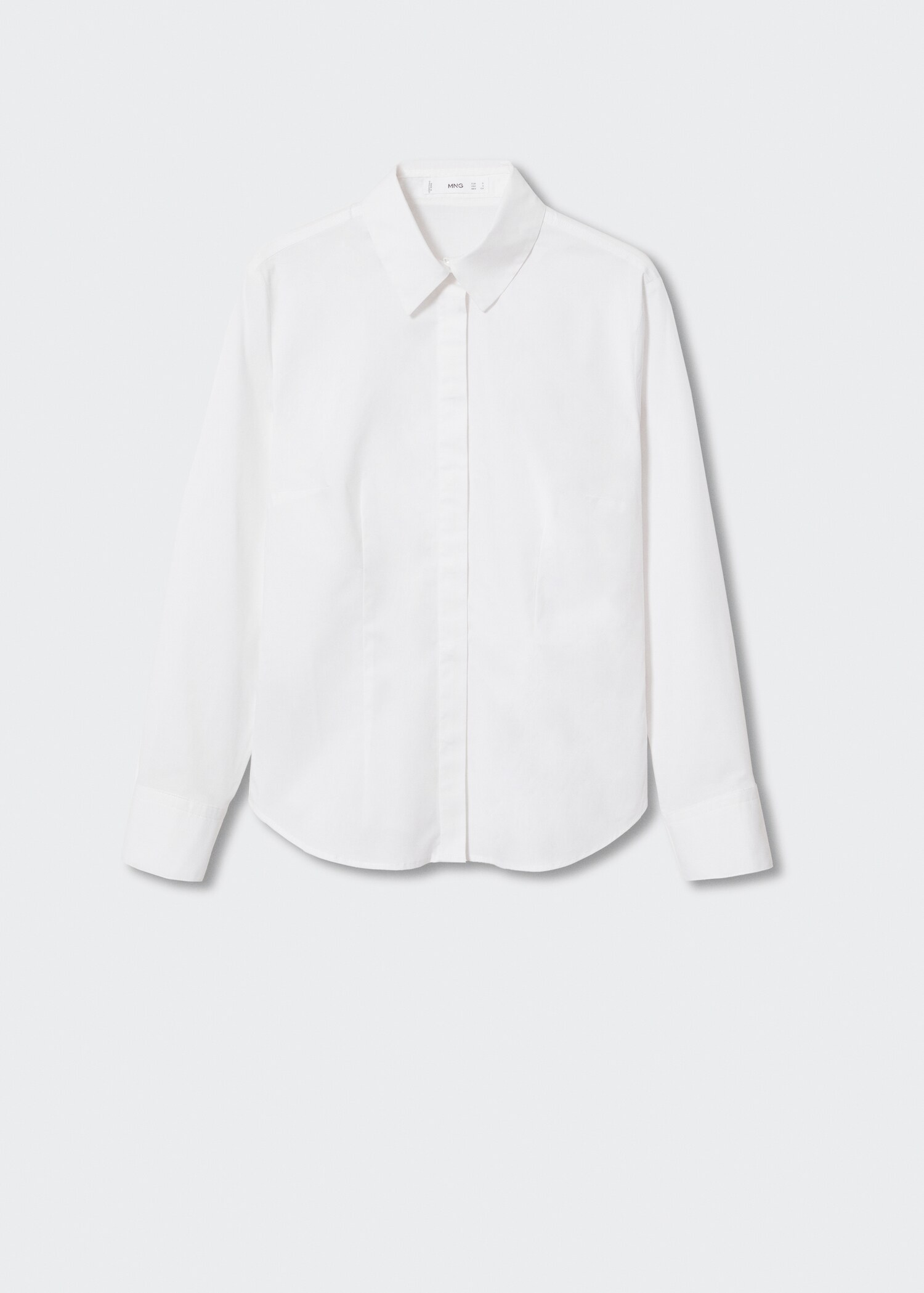 Essential cotton-blend shirt - Article without model